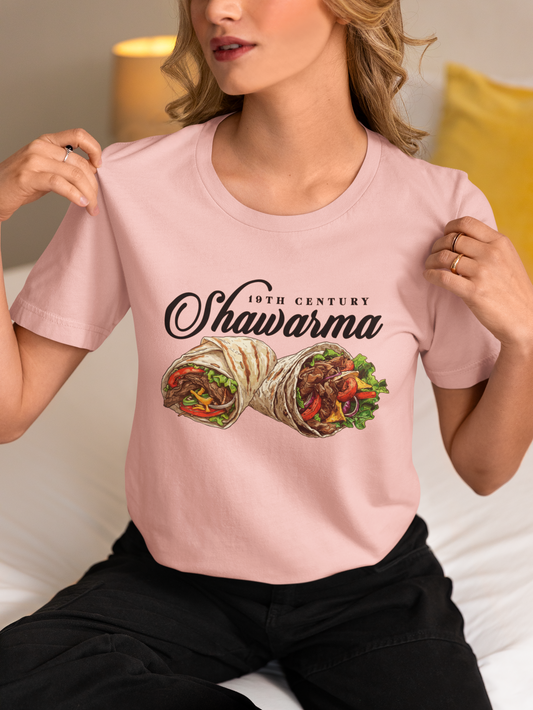 The Classic Shawarma 19th Century Tshirt – Middle Eastern Culinary Icon