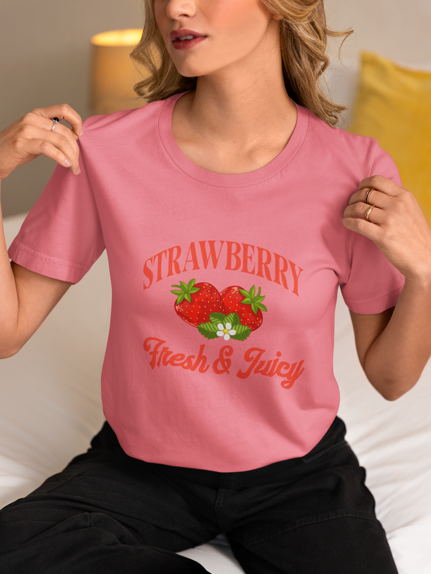 Life is Sweeter with STRAWBERRY Tshirt – Fresh & Juicy