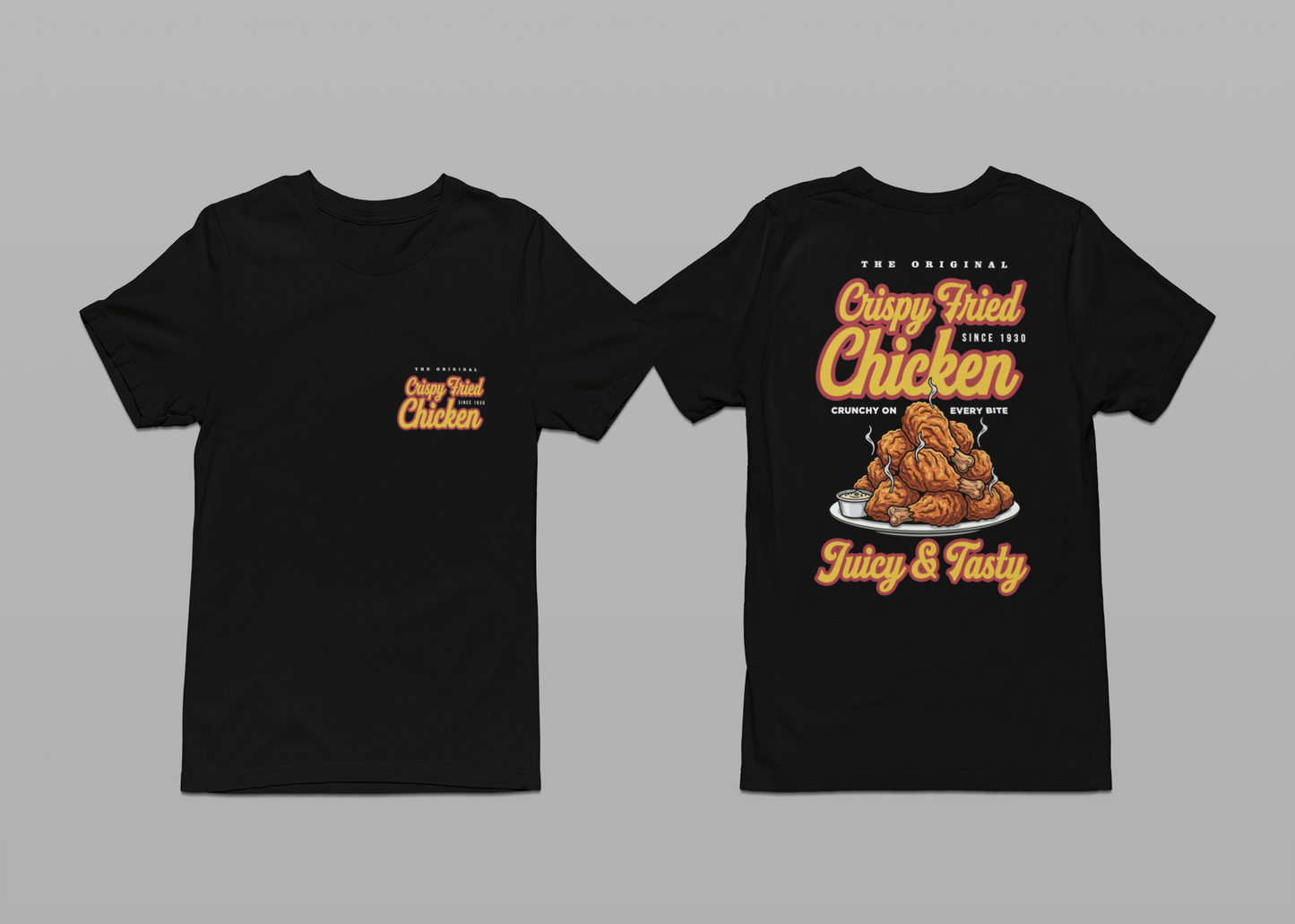 Crispy Fried Chicken Since 1930 Tshirt – Juicy & Tasty Classic