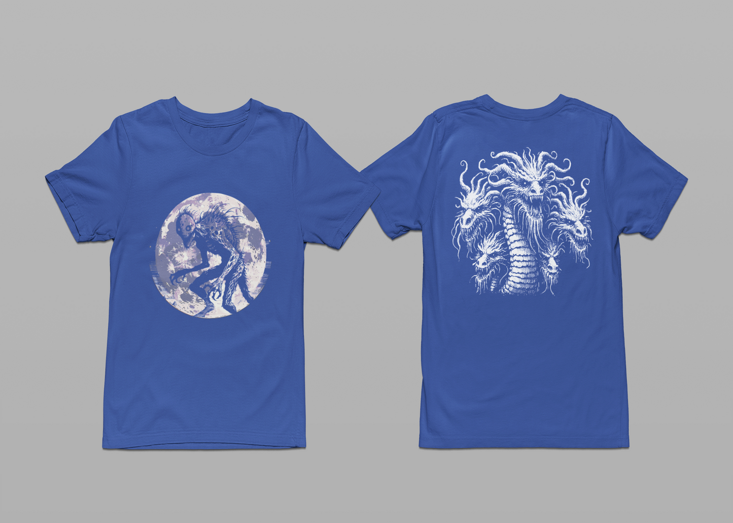 Full Moon Stalker and Hydra Horror T-Shirt
