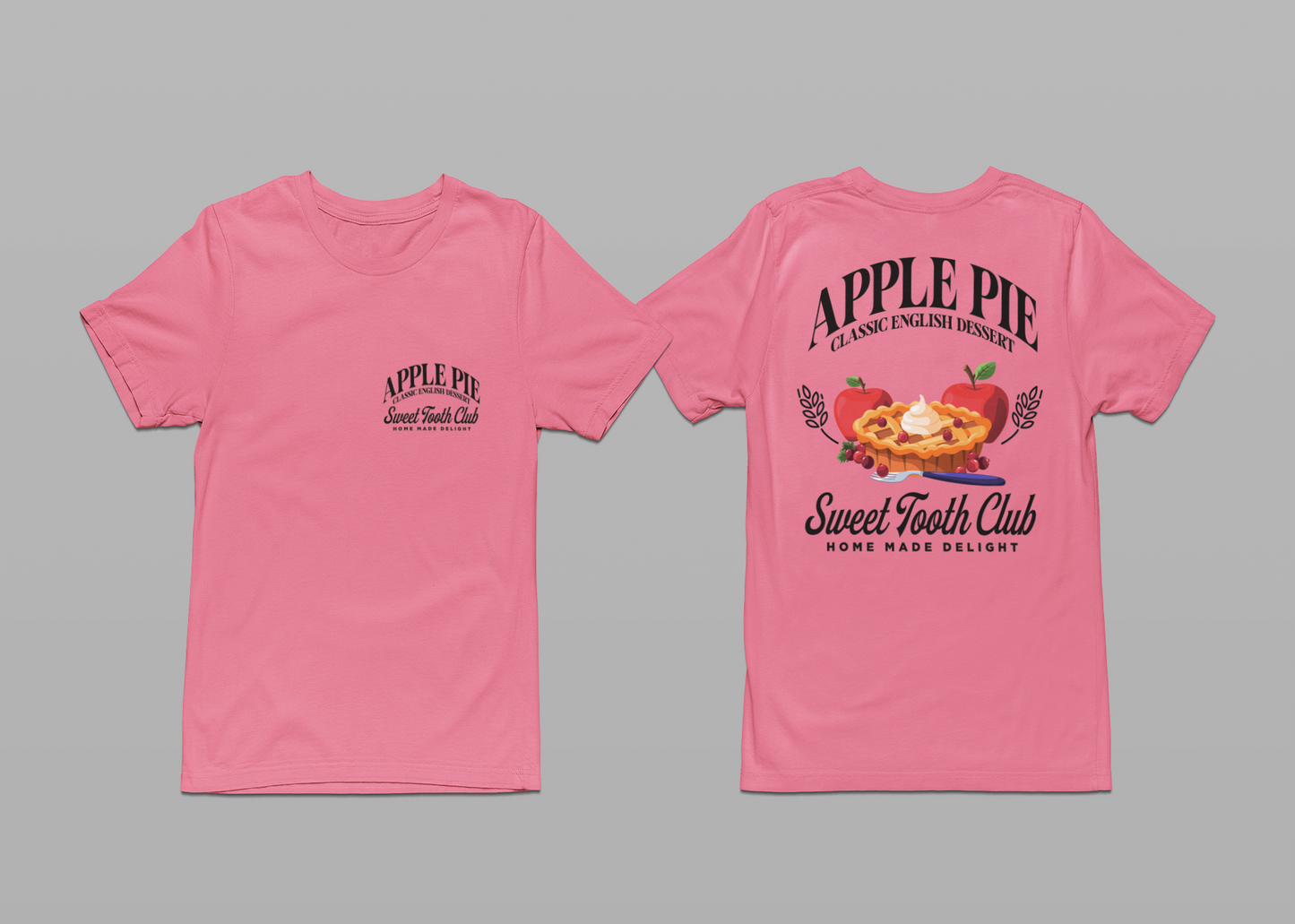 Apple Pie Sweet Tooth Club Tshirt – Homemade Delight