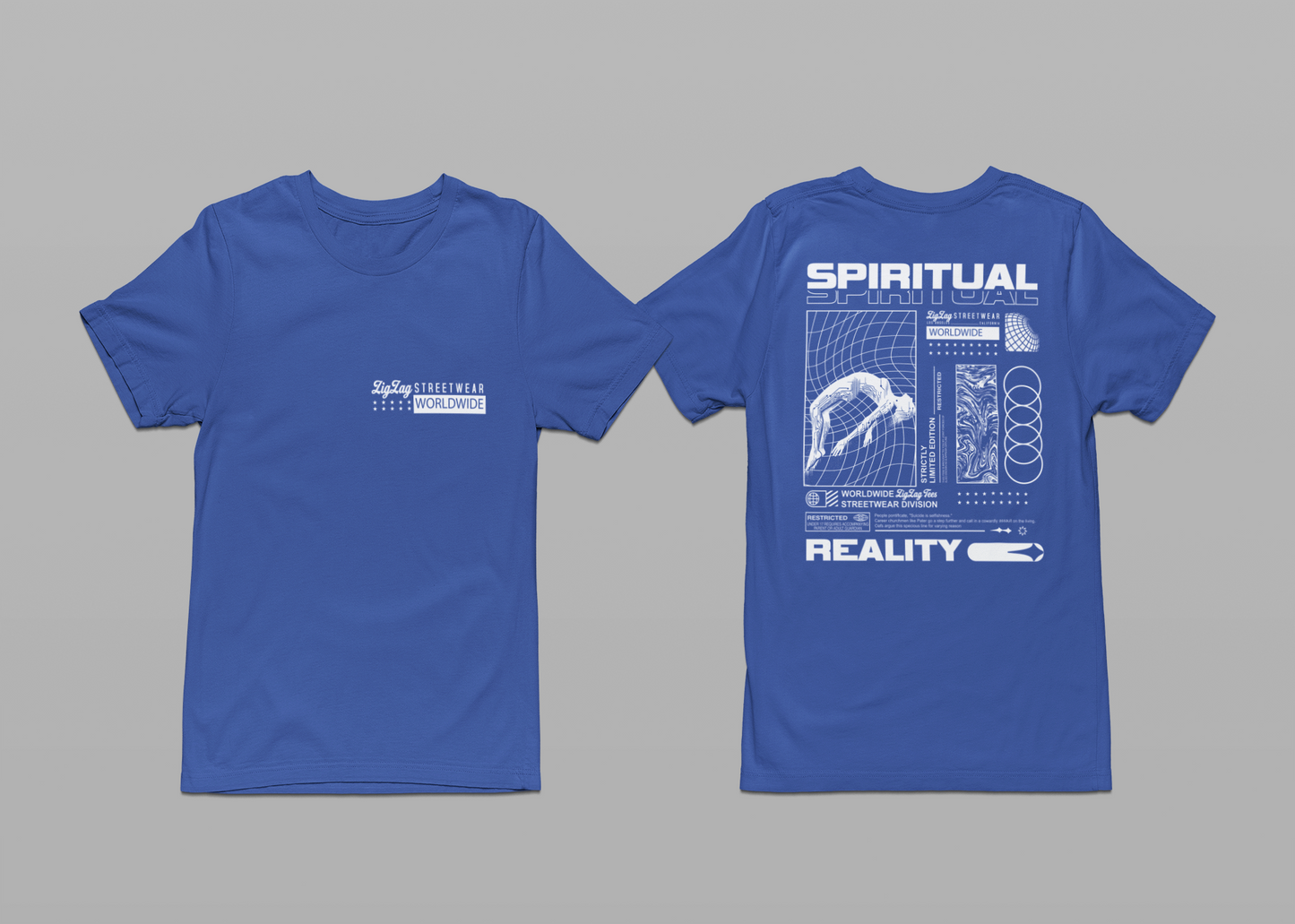 ZigZag Spiritual Reality Worldwide Streetwear T-Shirt