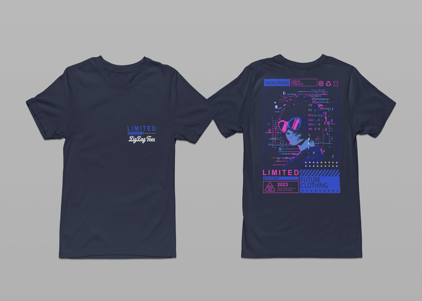 Limited Edition Cyberpunk Future Clothing Streetwear T-Shirt