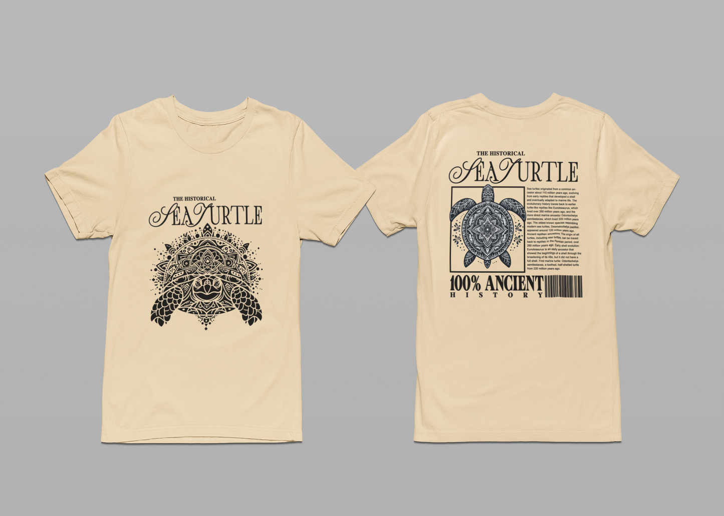 The Historical Sea Turtle Mandala Tshirt – Ocean Legend