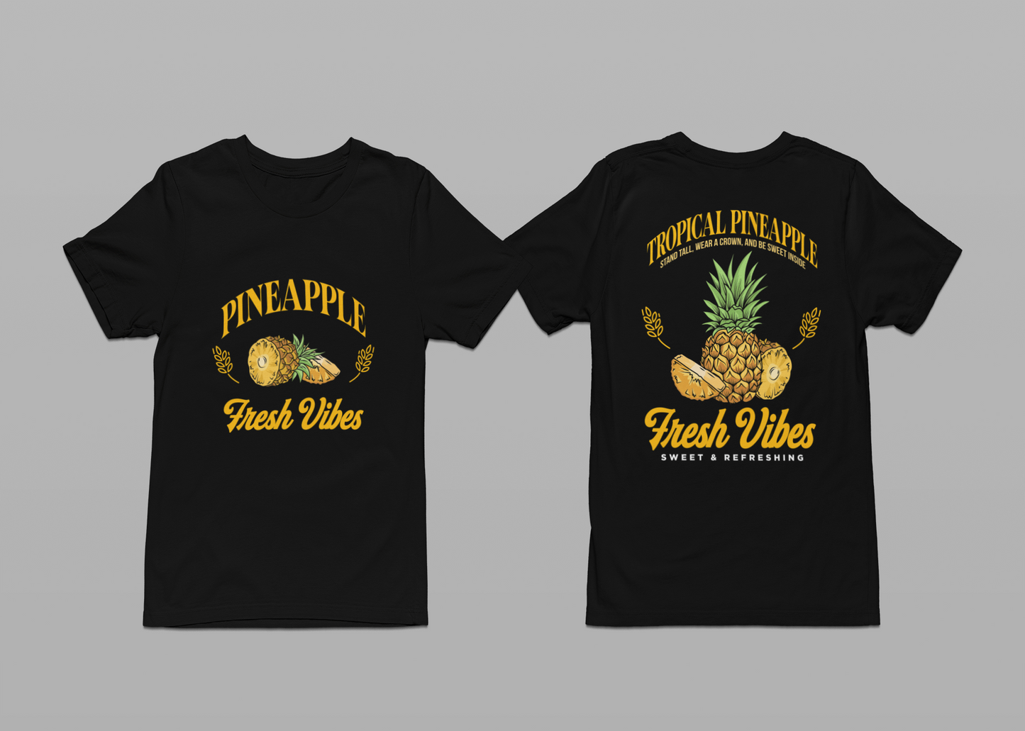 Tropical Pineapple Tshirt – Fresh Vibes