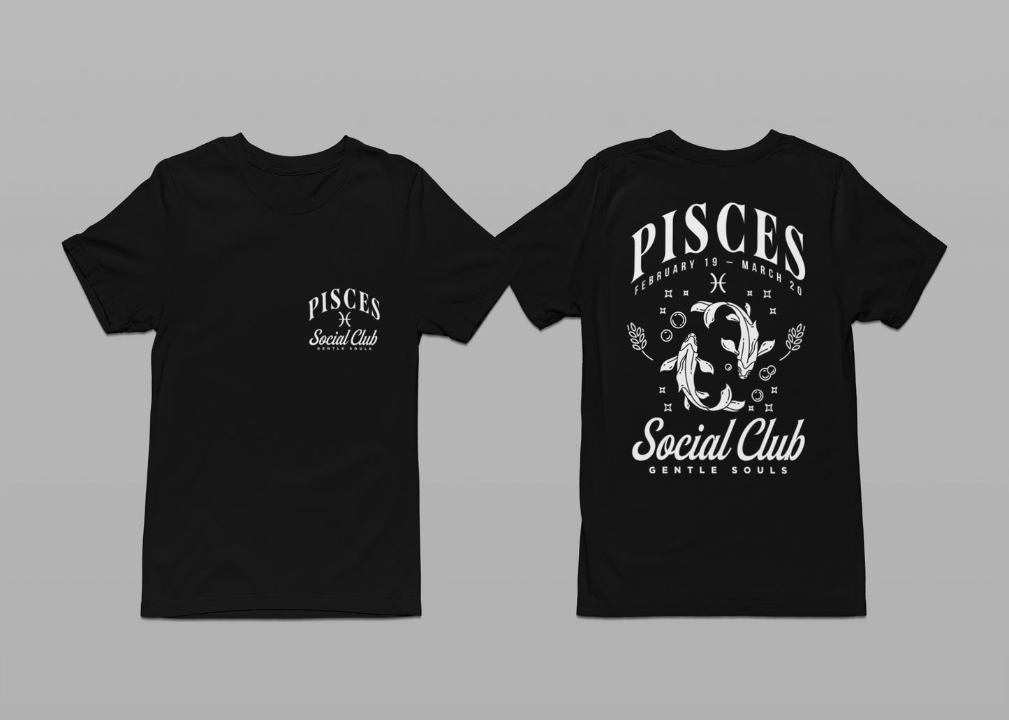 Pisces Social Club T-Shirt – Gentle Souls Edition