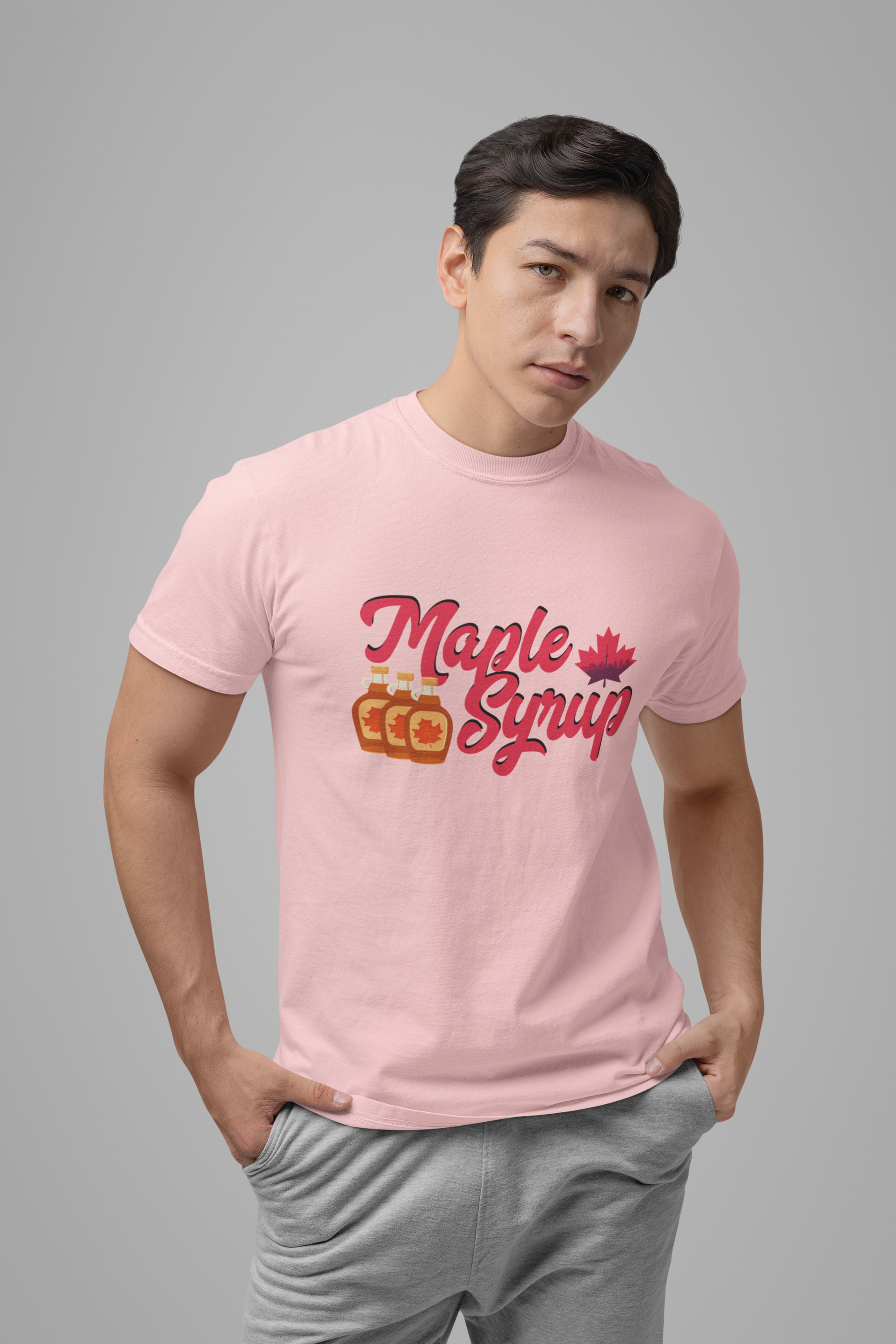 Maple Syrup Breakfast Lovers Tshirt – Waffles, Pancakes & Yogurt