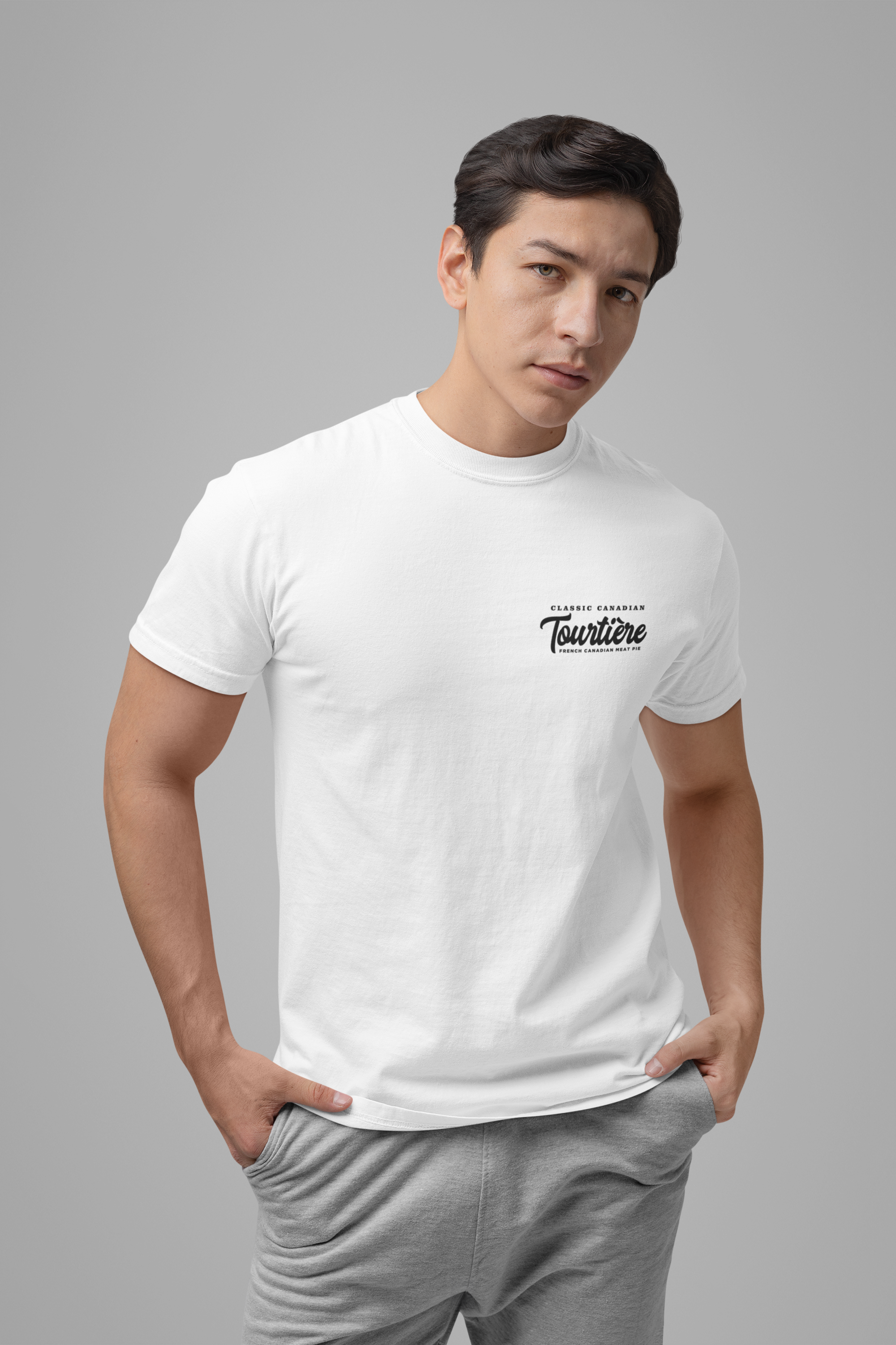 Classic Canadian Tourtiere T-Shirt – Featuring Iconic Ingredients & French Canadian Origins