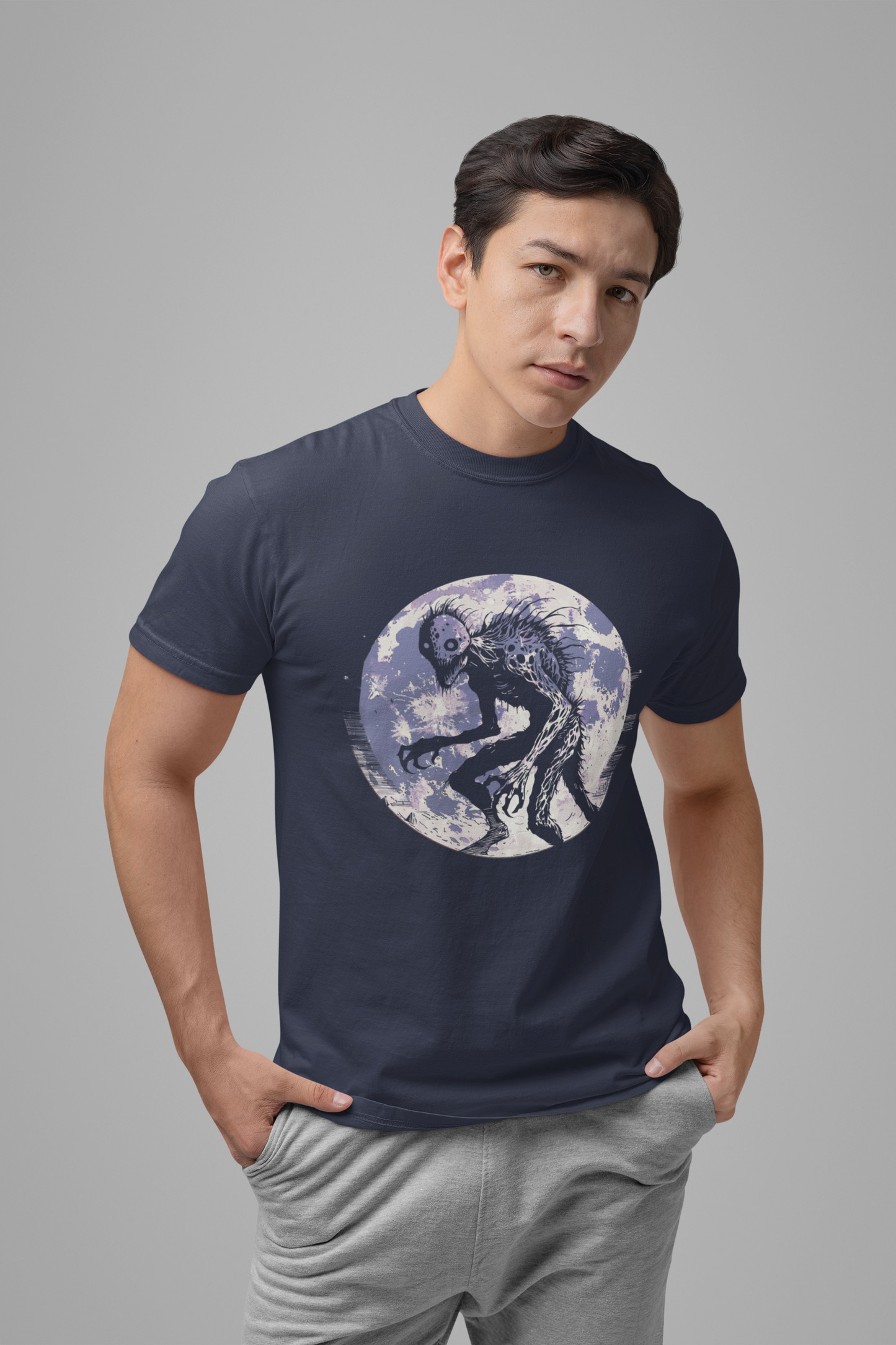 Full Moon Stalker and Hydra Horror T-Shirt