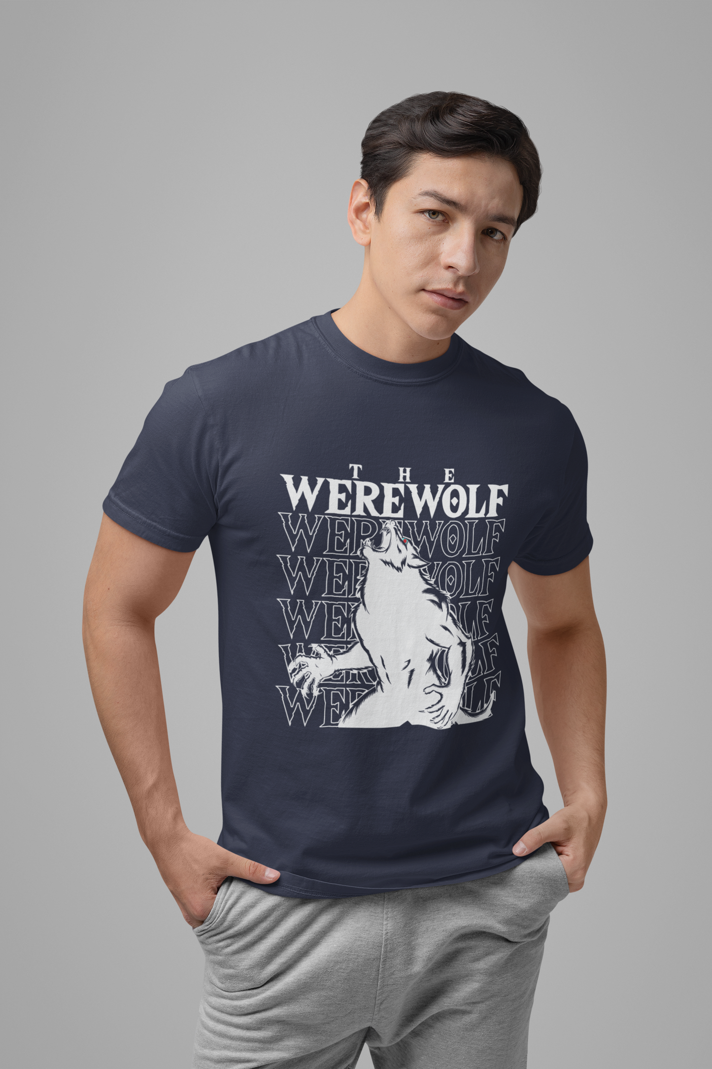 The Werewolf Full Moon Forest Howling Horror T-Shirt