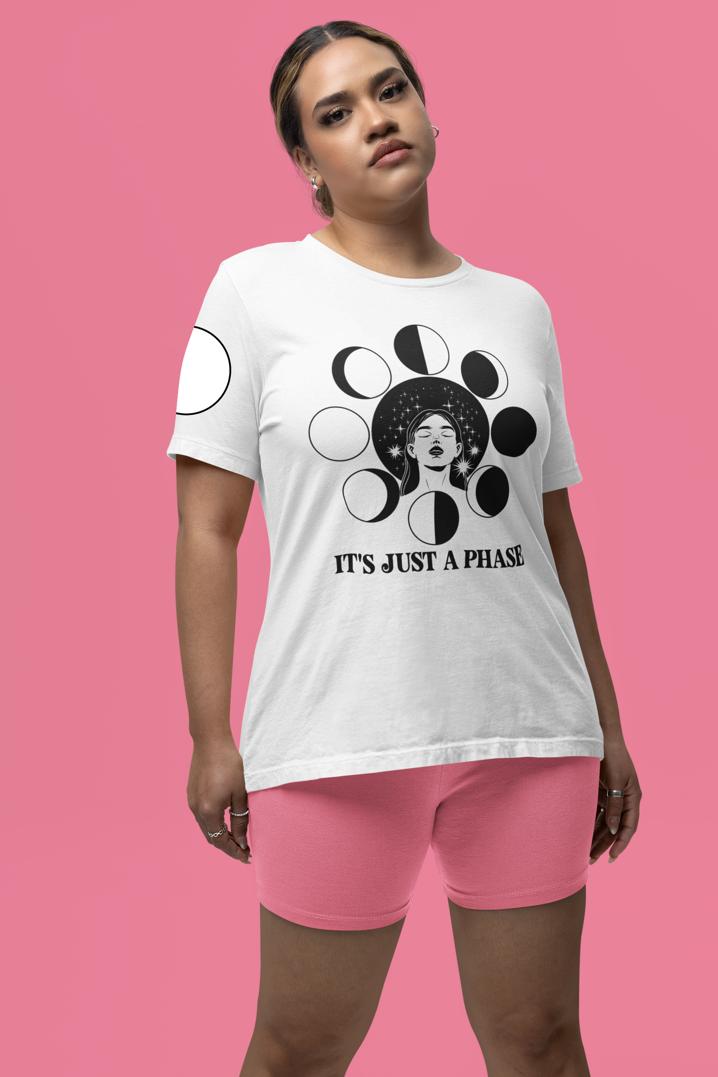 It's Just a Phase T-Shirt – Moon Phases Celestial Astrology Witchy Graphic Tee