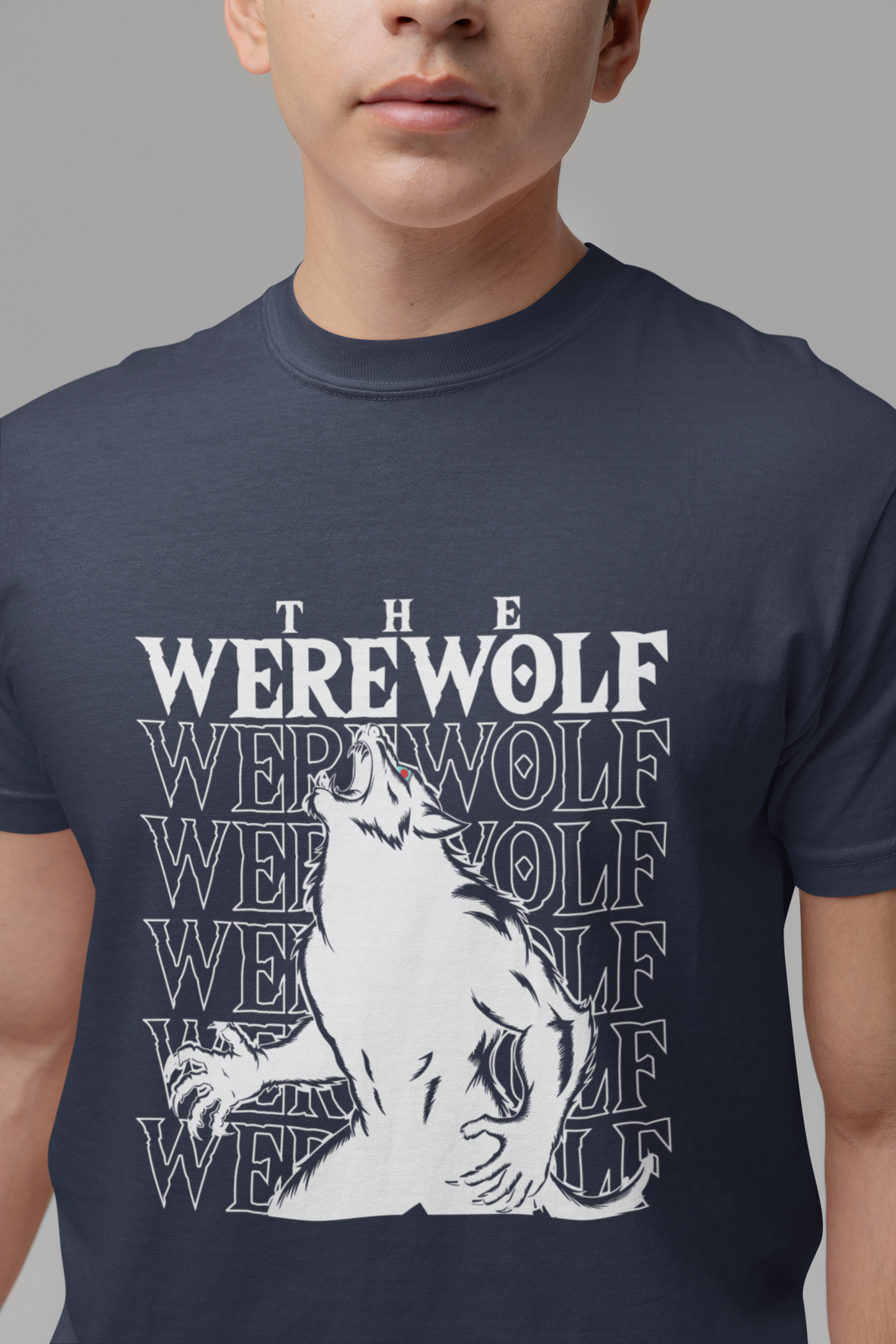 The Werewolf Full Moon Forest Howling Horror T-Shirt