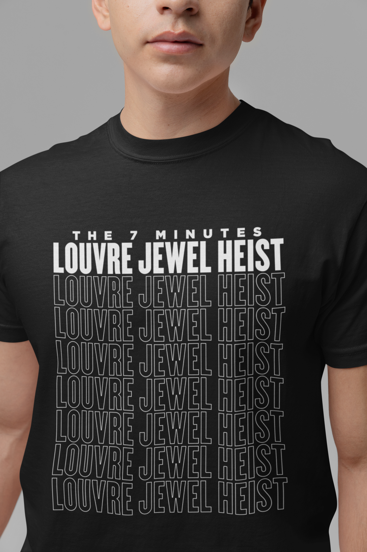 The 7 Minutes Louvre Jewel Heist – Napoleon’s Paris Getaway Tee