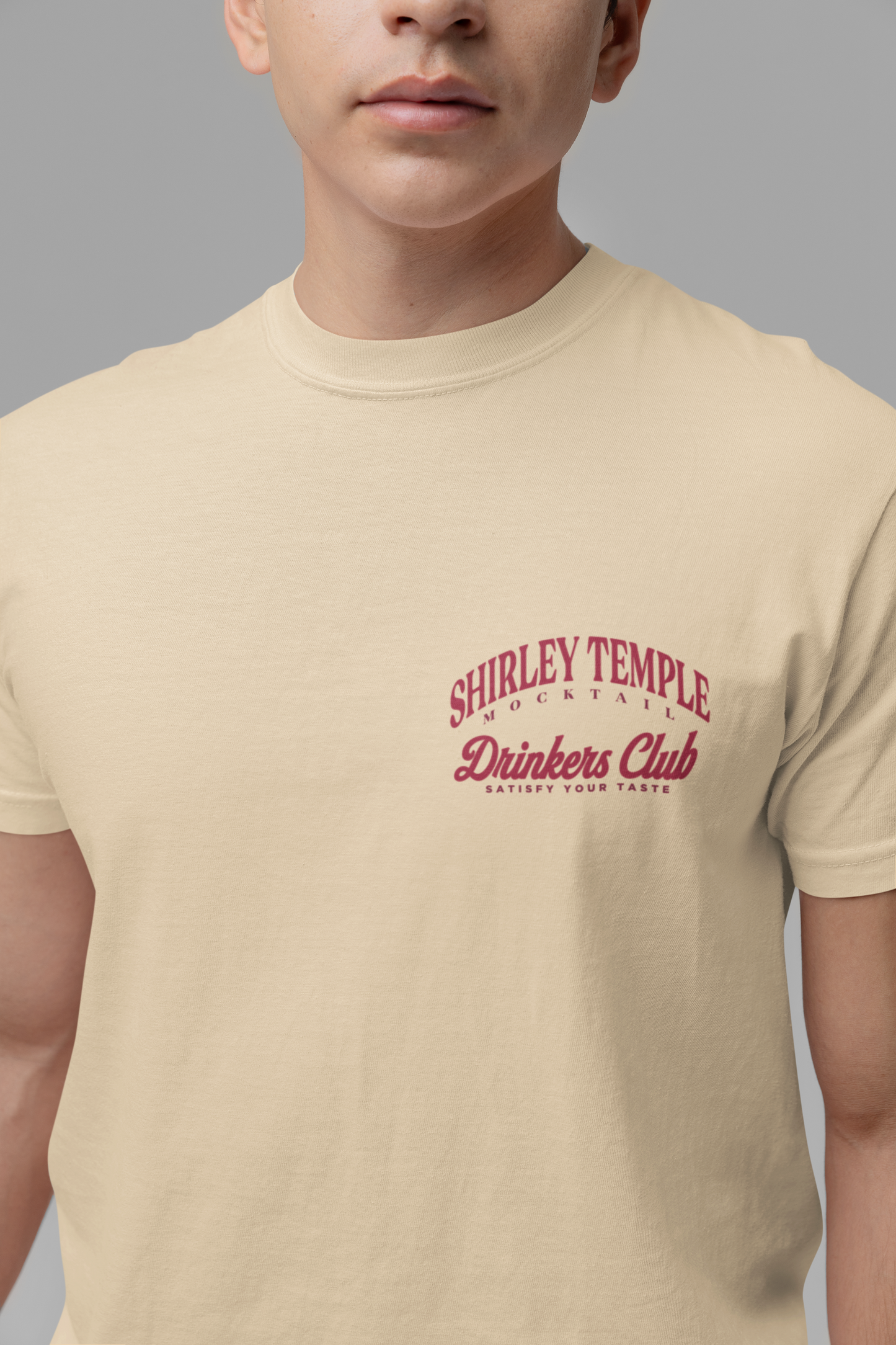 Shirley Temple Mocktail Drinkers Club Tshirt – Satisfy Your Taste