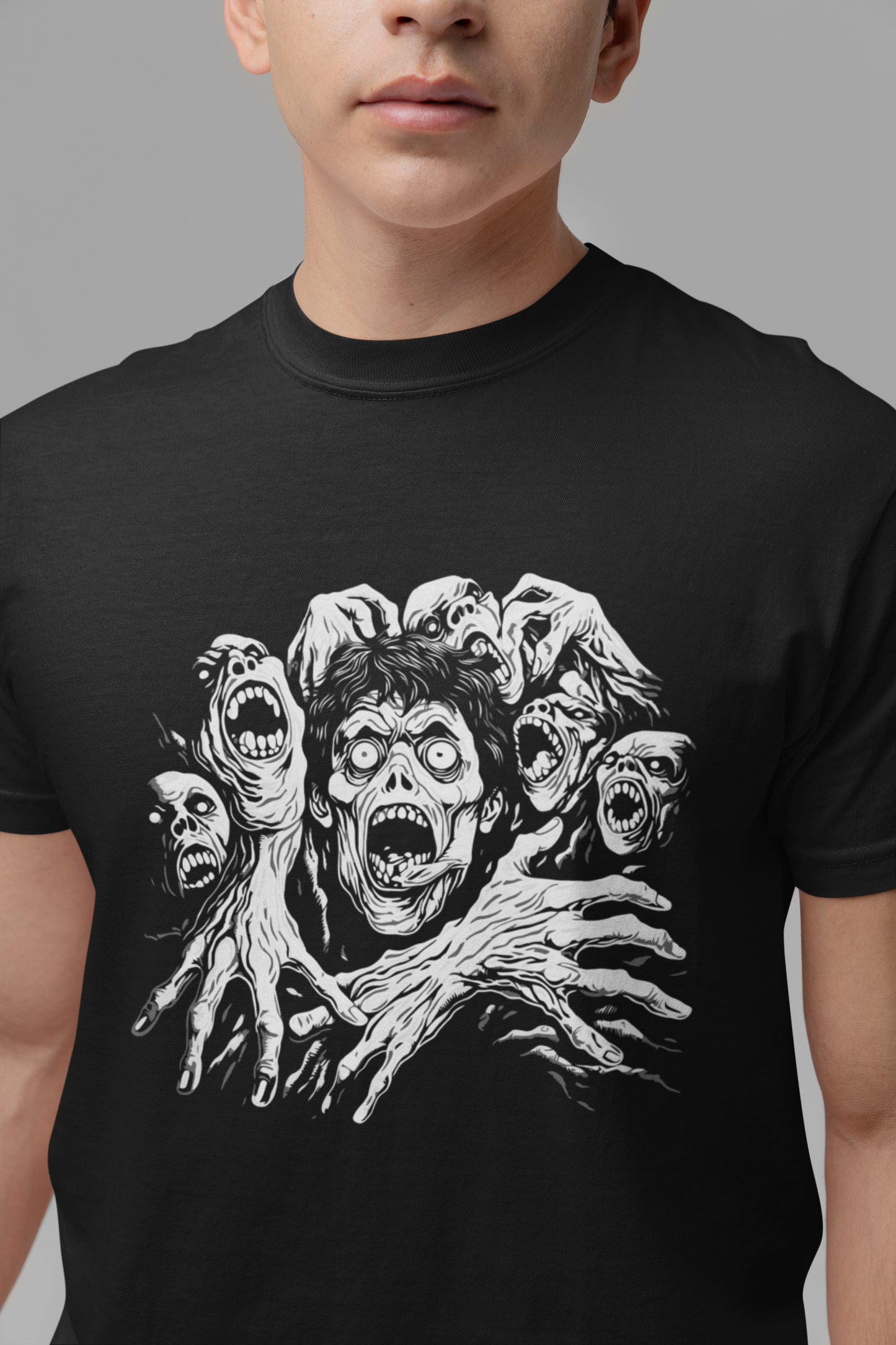 Night Terrors Monsters Under the Bed Horror T-Shirt