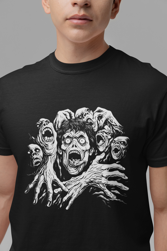 Night Terrors Monsters Under the Bed Horror T-Shirt