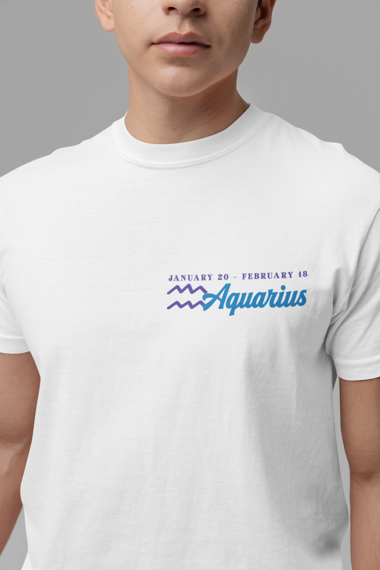 Aquarius Zodiac T-Shirt – Embrace Your Uniqueness Zodiac Wheel