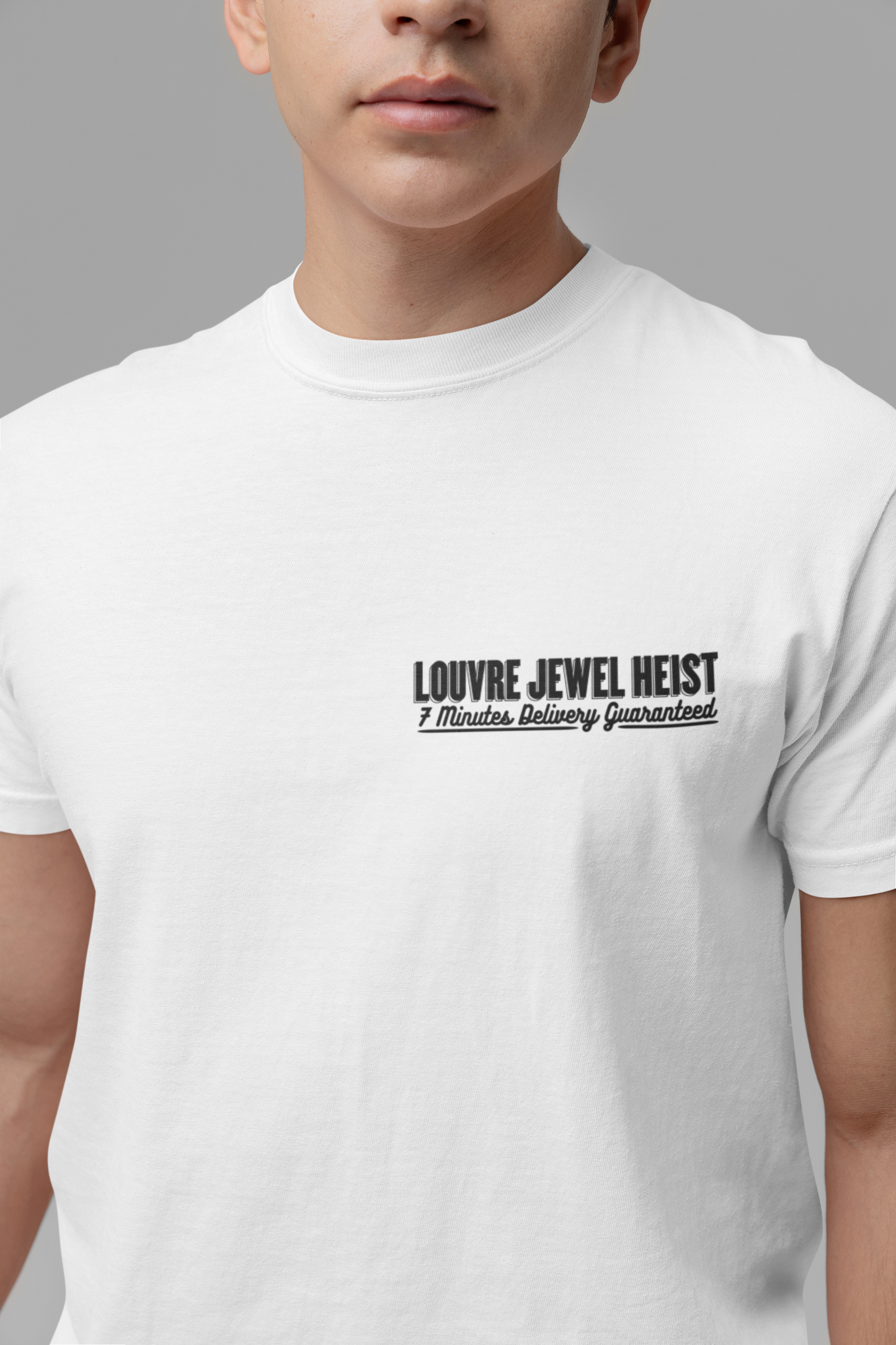 Louvre Jewel Heist – 7 Minutes Delivery Guaranteed T-Shirt