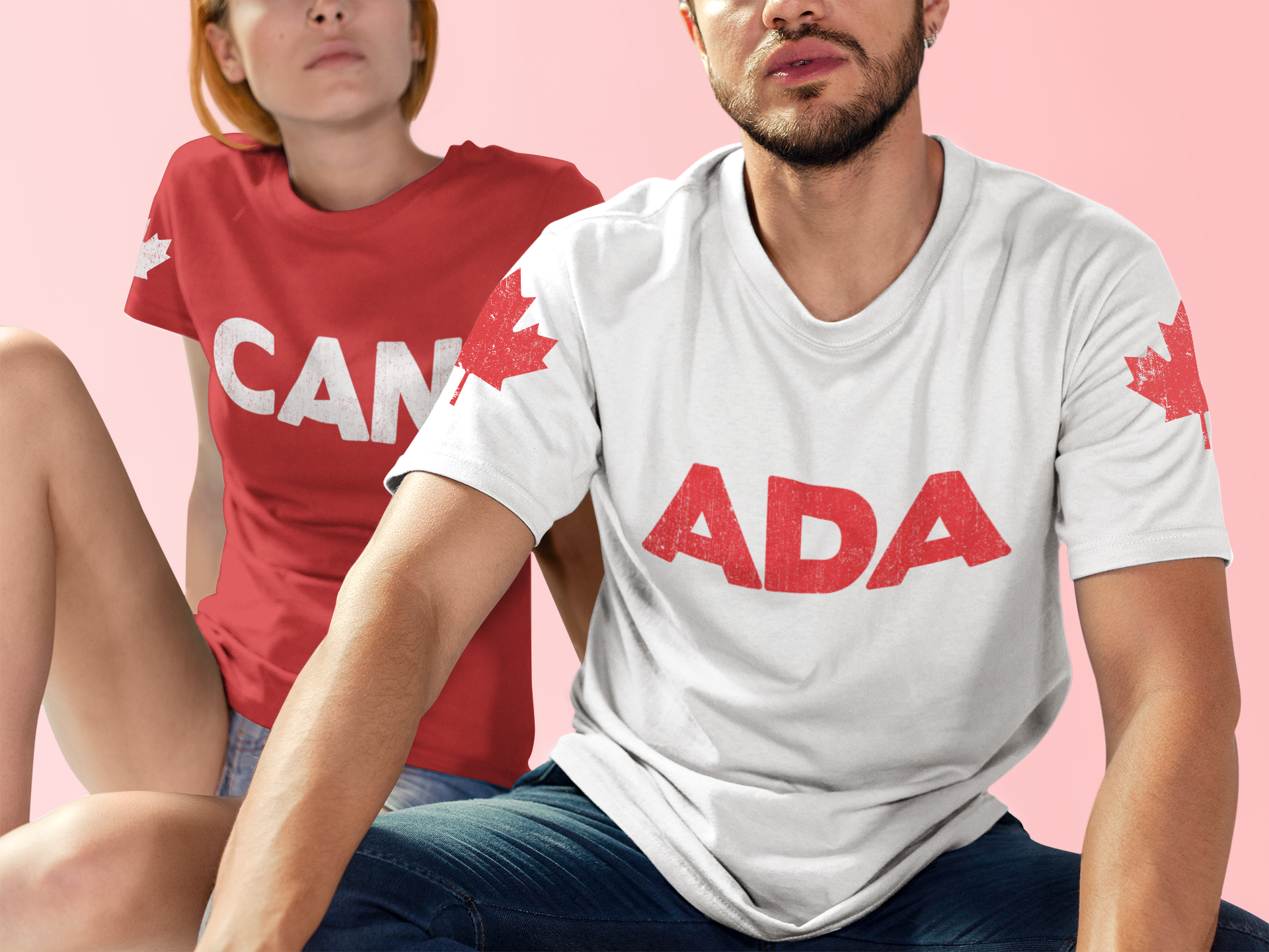 Canada Split Duo  - ADA T-Shirt Set