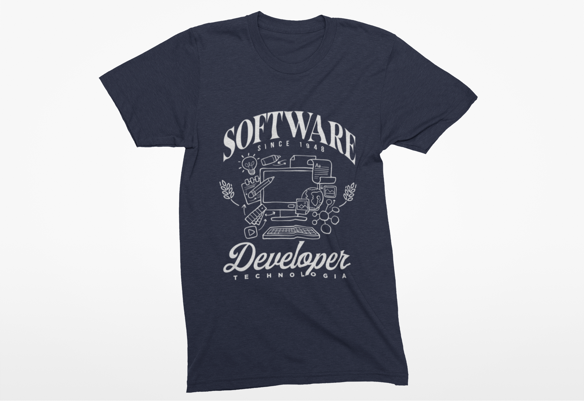 Software Developer Technologia Tshirt – Office Essentials Outline Desi ...
