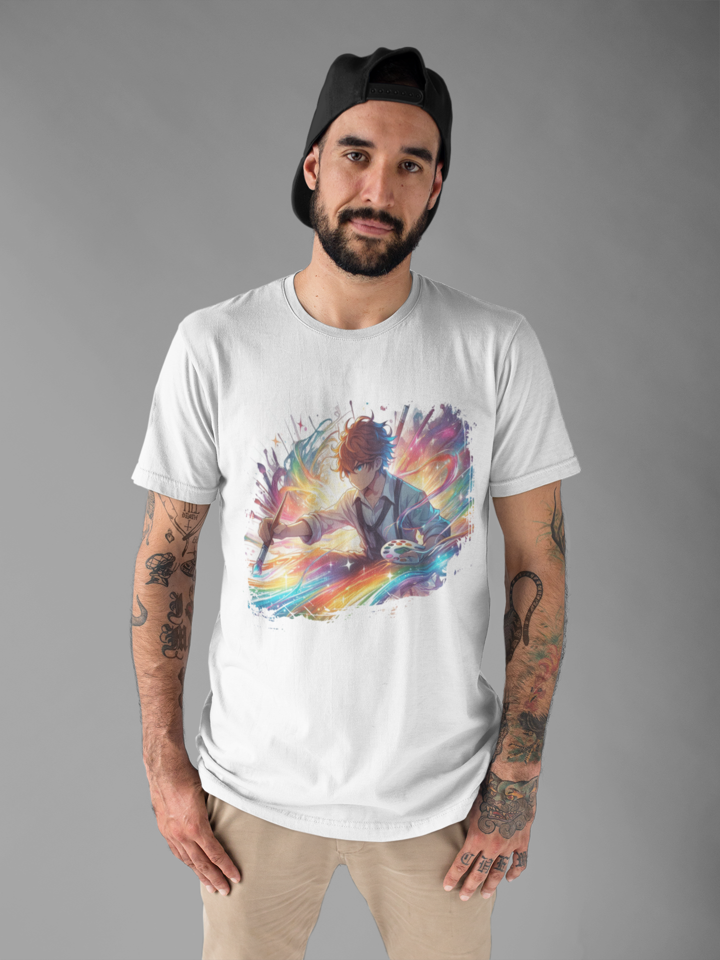 I Am The Creator Of My Destiny Shirt, Bold Painter Manifestation Tee, Artistic Power Graphic T Shirt, Spiritual Anime Apparel, Self Expression Top