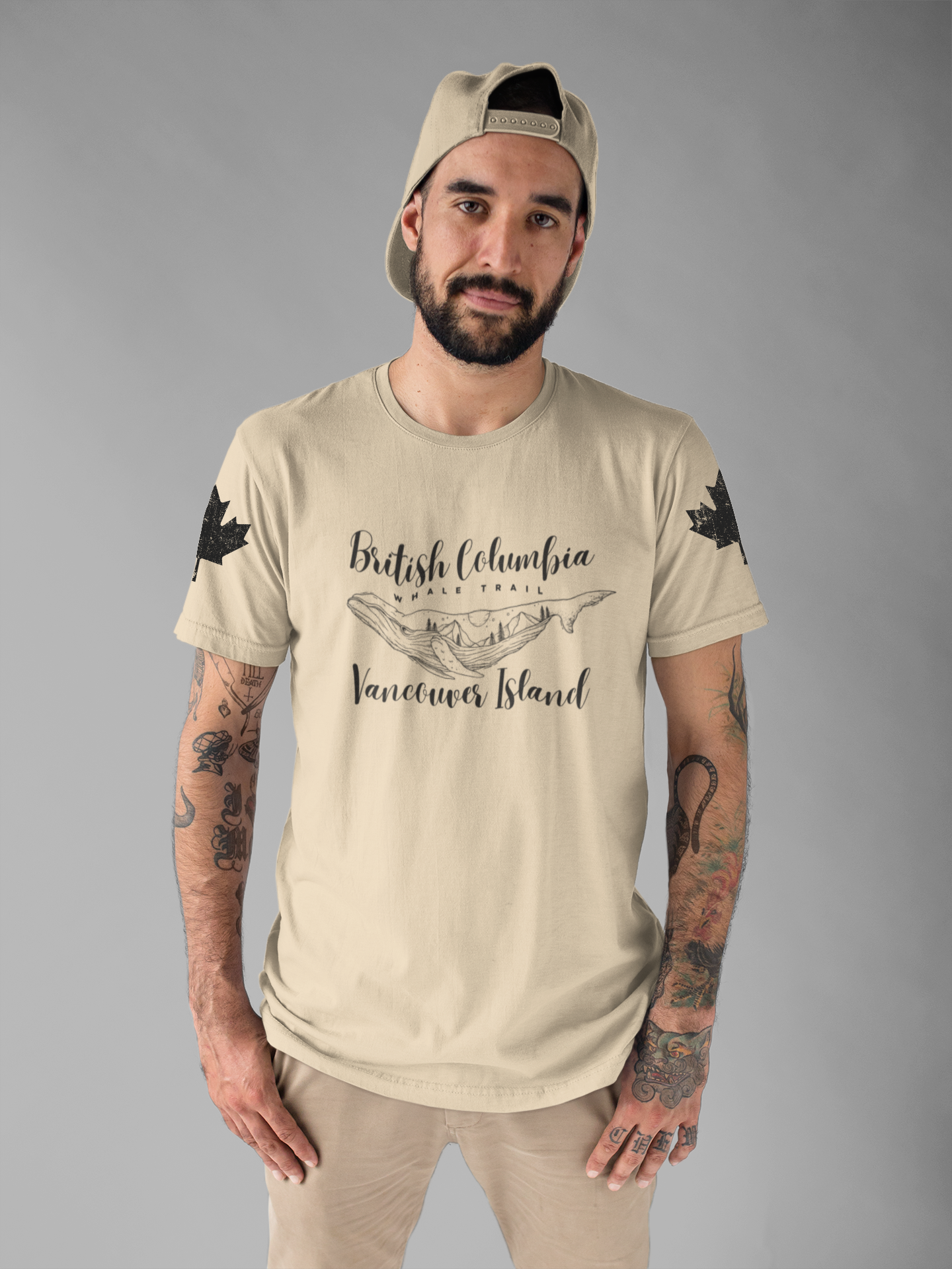 British Columbia Whale Trail Vancouver Island Canada T-Shirt