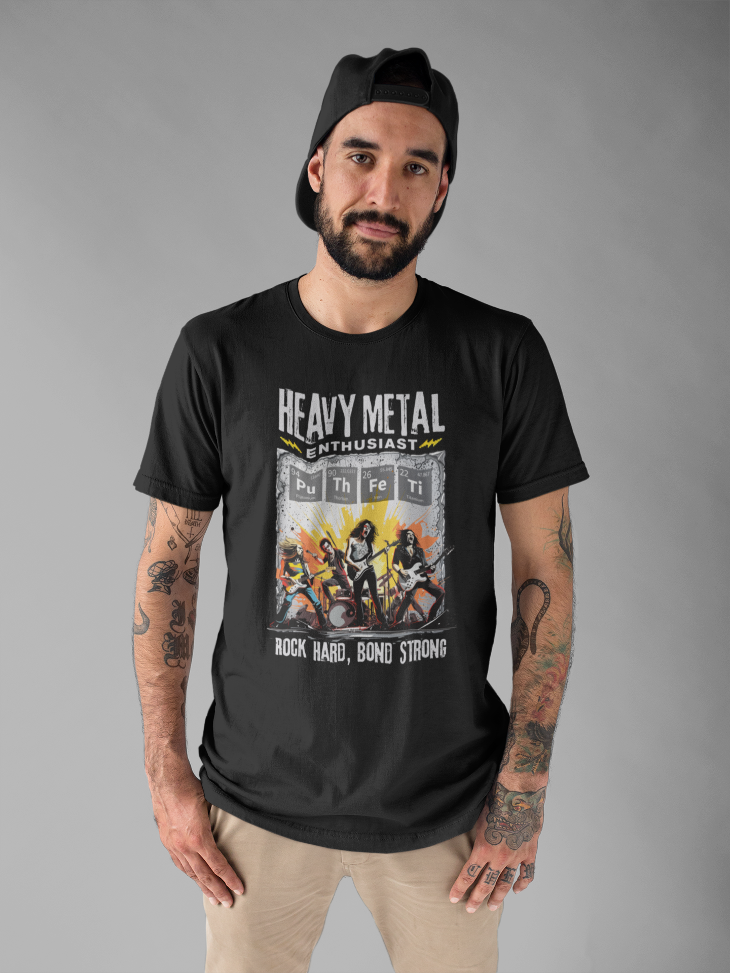 Heavy Metal Enthusiast Tee, Rock Vibes Shirt, Chemistry Pun Top, Science Humor Graphic Tee, Music + Science Gift