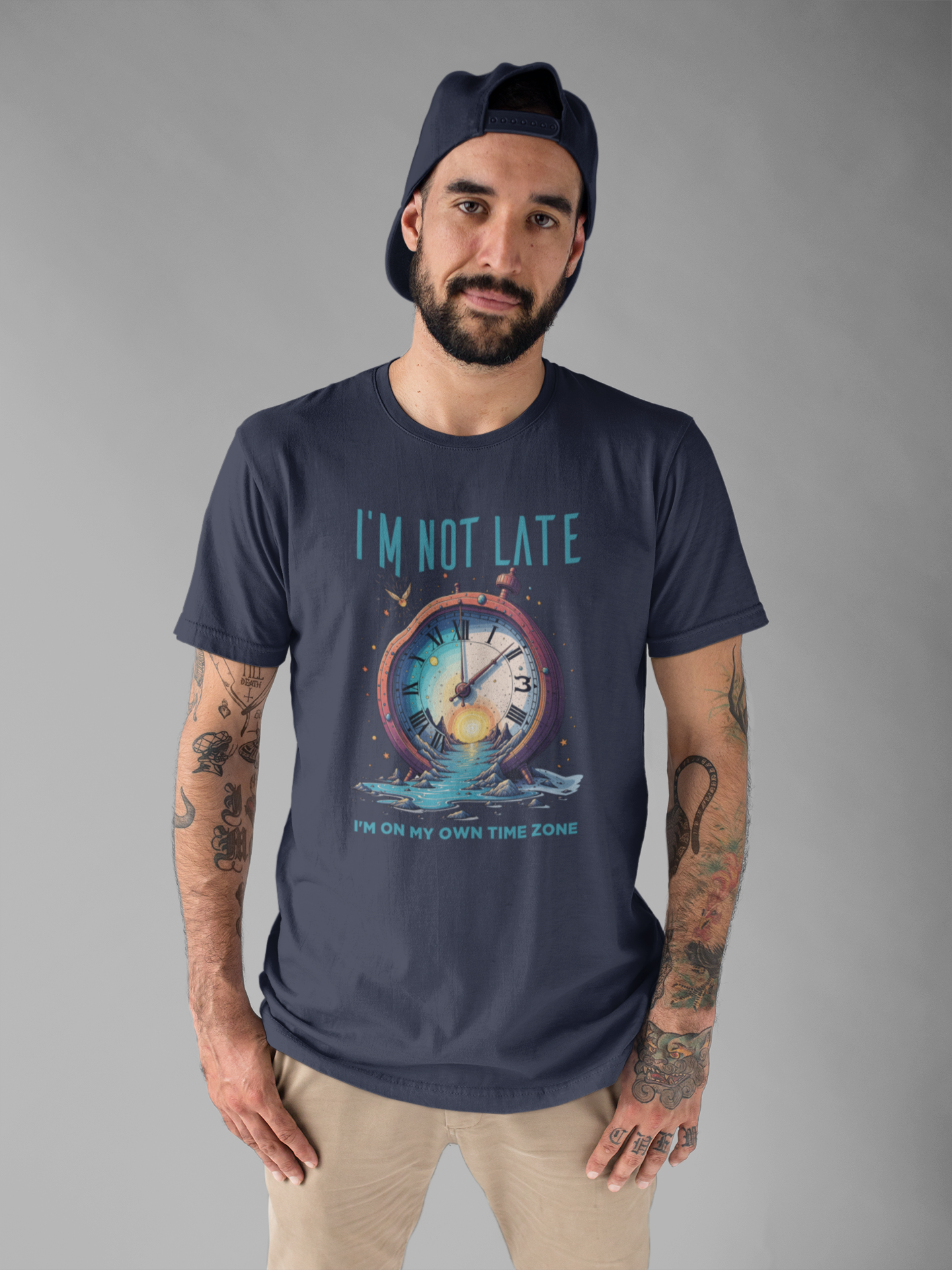 I’m Not Late I’m On My Own Time Zone Tee, Funny Punctuality Shirt, Personal Clock Humor Tee, Fashionably Late Top, Schedule Rebel Gift