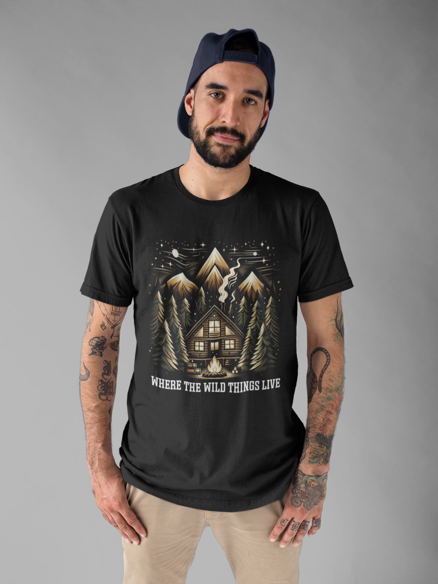 Nature is home shirt, cabin life tee, wilderness living t shirt, off grid lifestyle shirt, cozy nature retreat shirt, forest cabin apparel