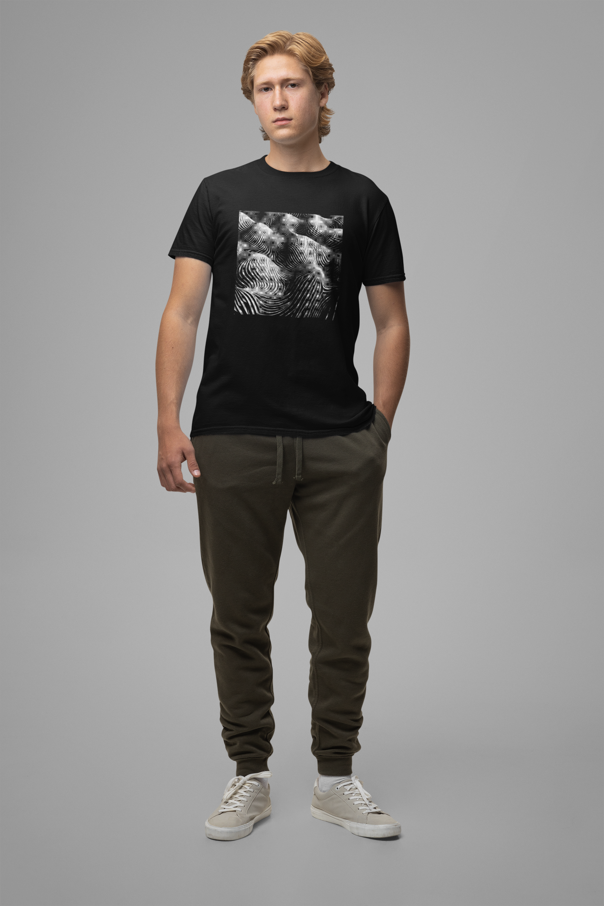 Diamond Tessellation – Grid Pattern Geometric Graphic T-Shirt