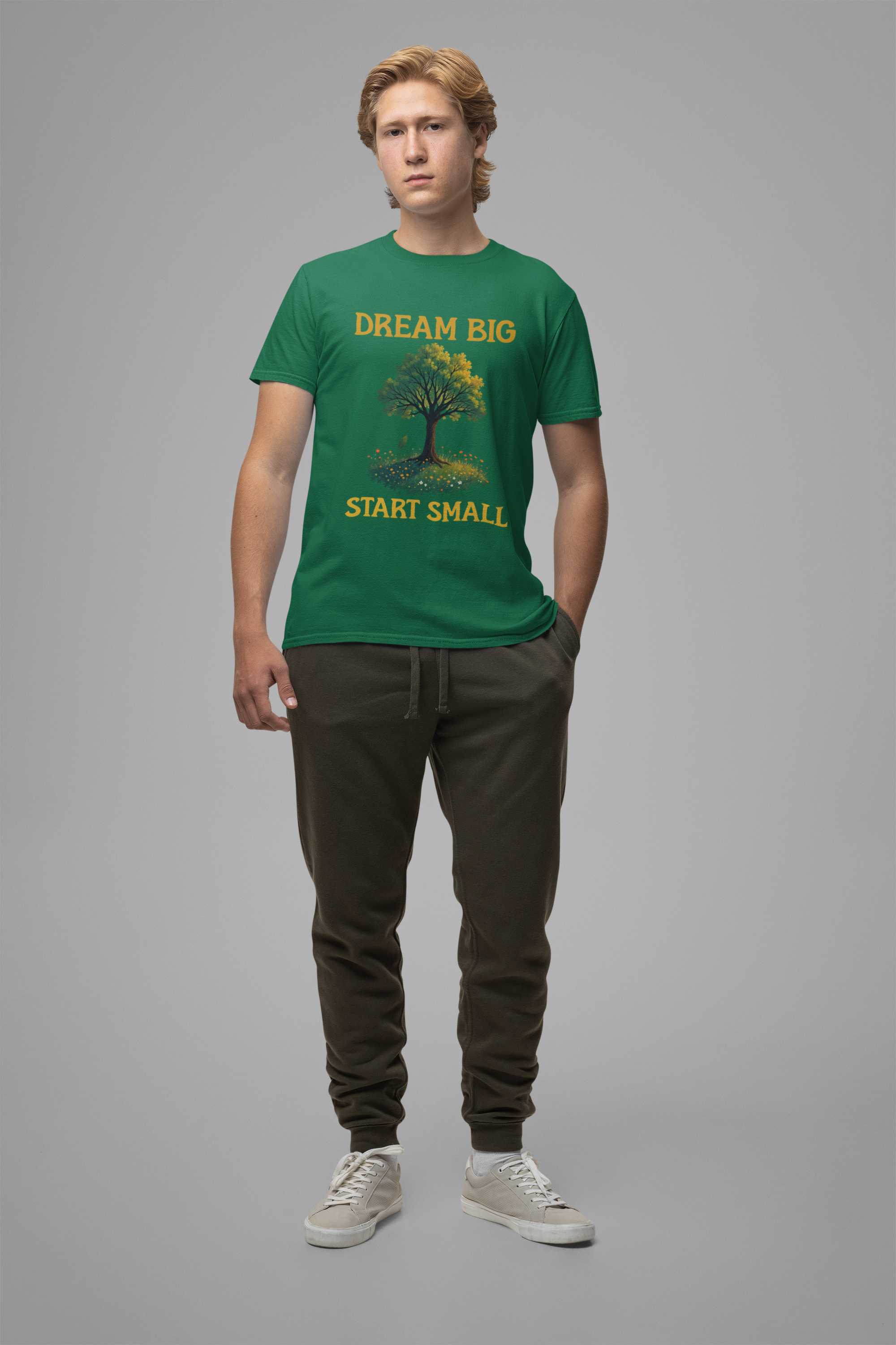 Dream Big Start Small Shirt – Tree and Nature Design