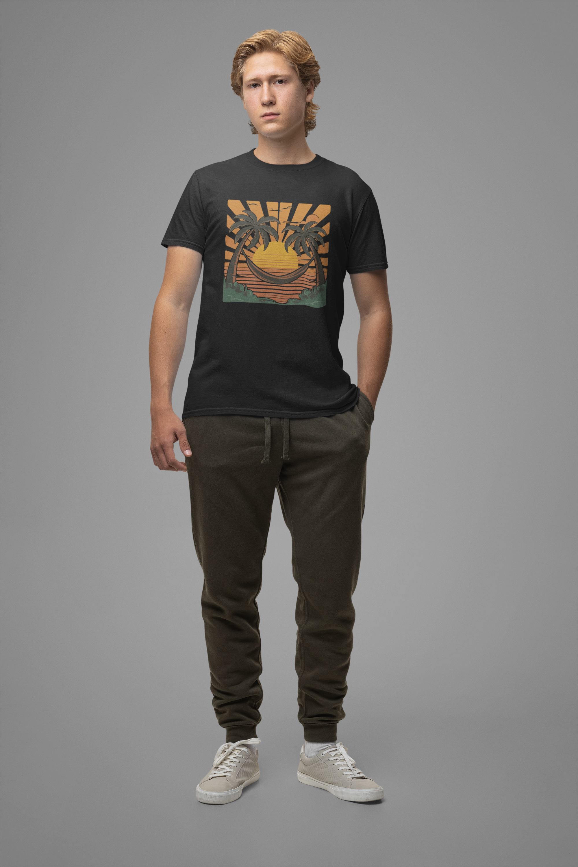 Sunset and Chill Hammock Paradise Sunset T-Shirt