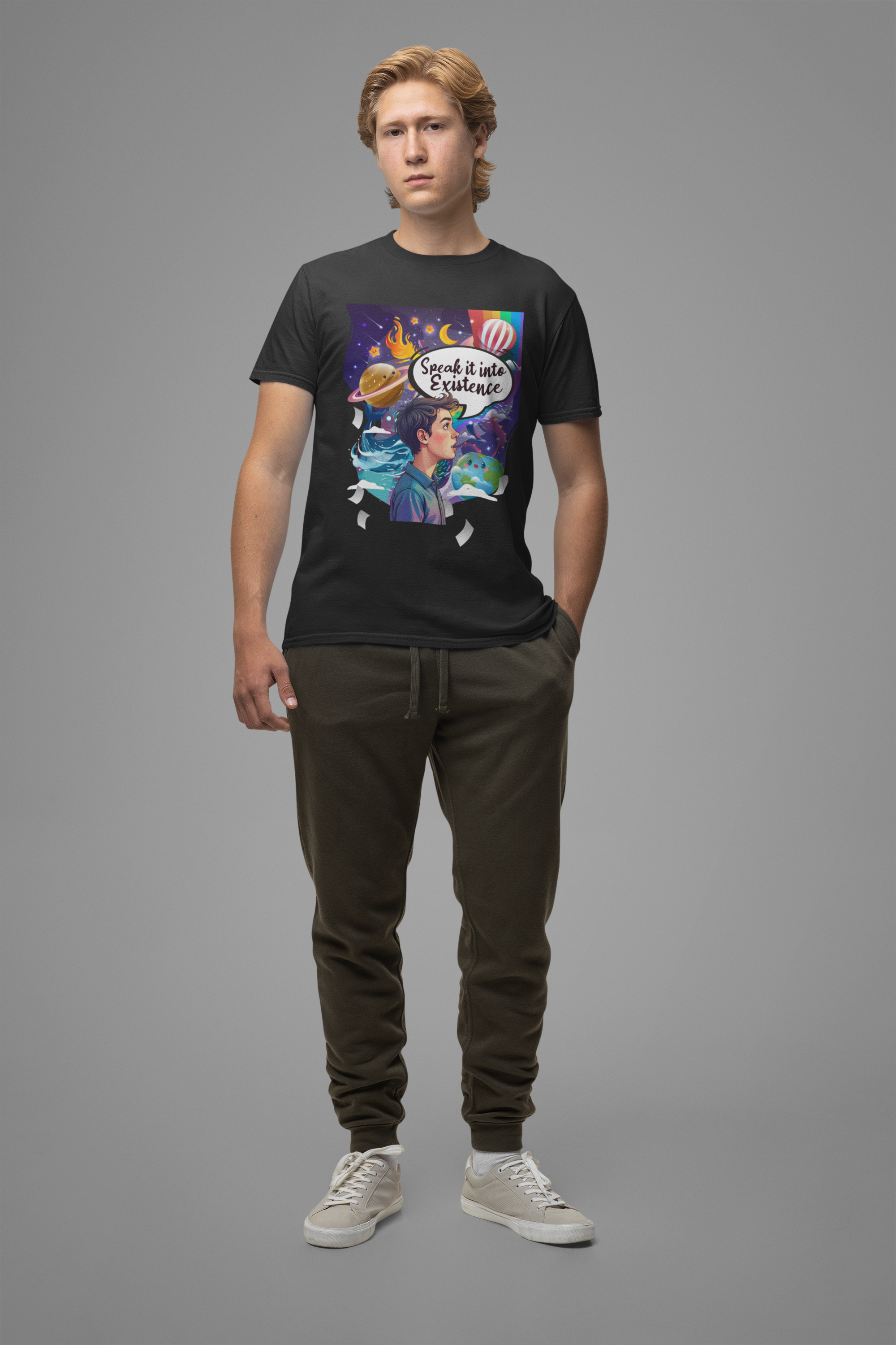 Speak It Into Existence Manifestation Positive Mindset T-Shirt