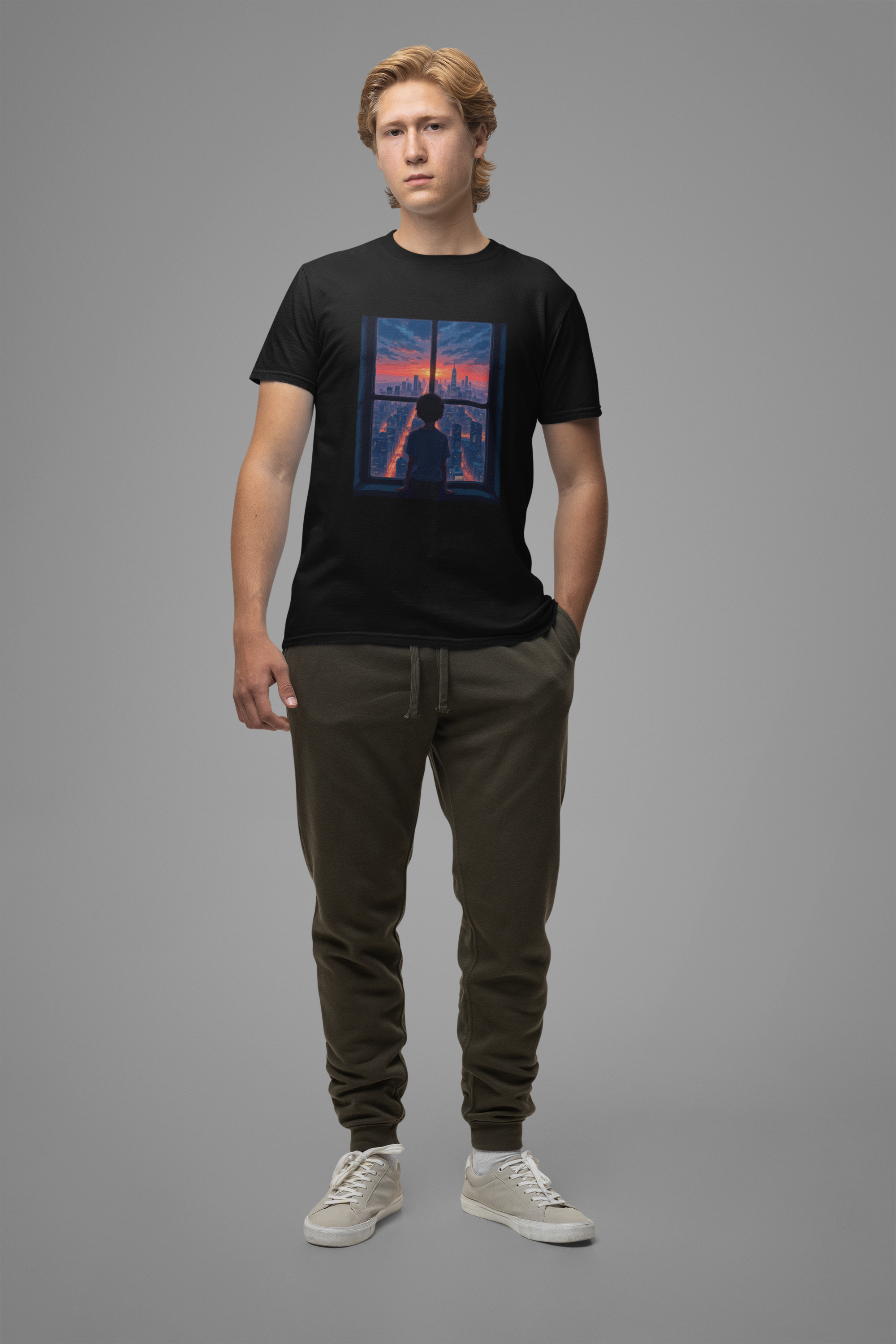 Concrete Views beauty of city lights - T-Shirt
