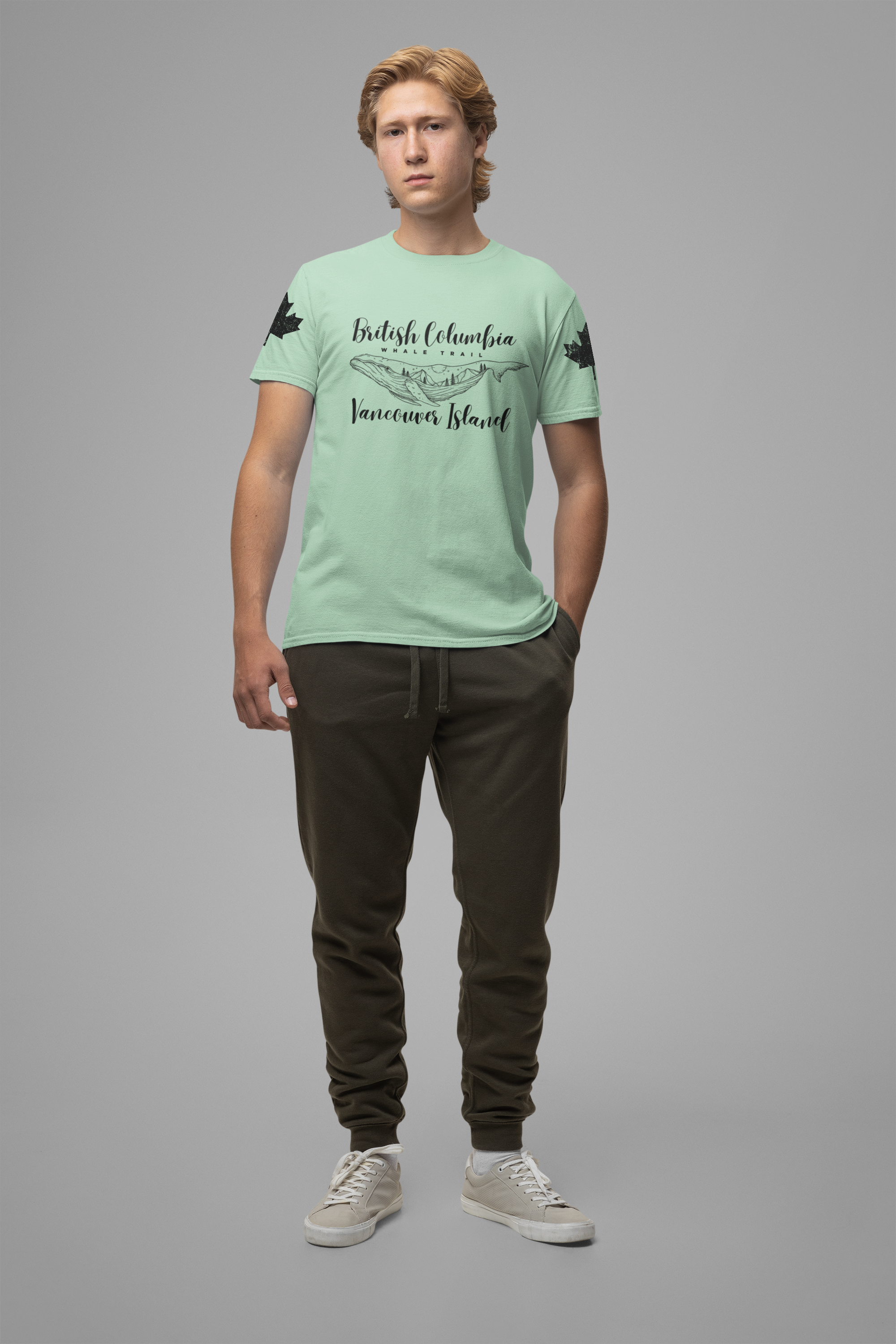 British Columbia Whale Trail Vancouver Island Canada T-Shirt