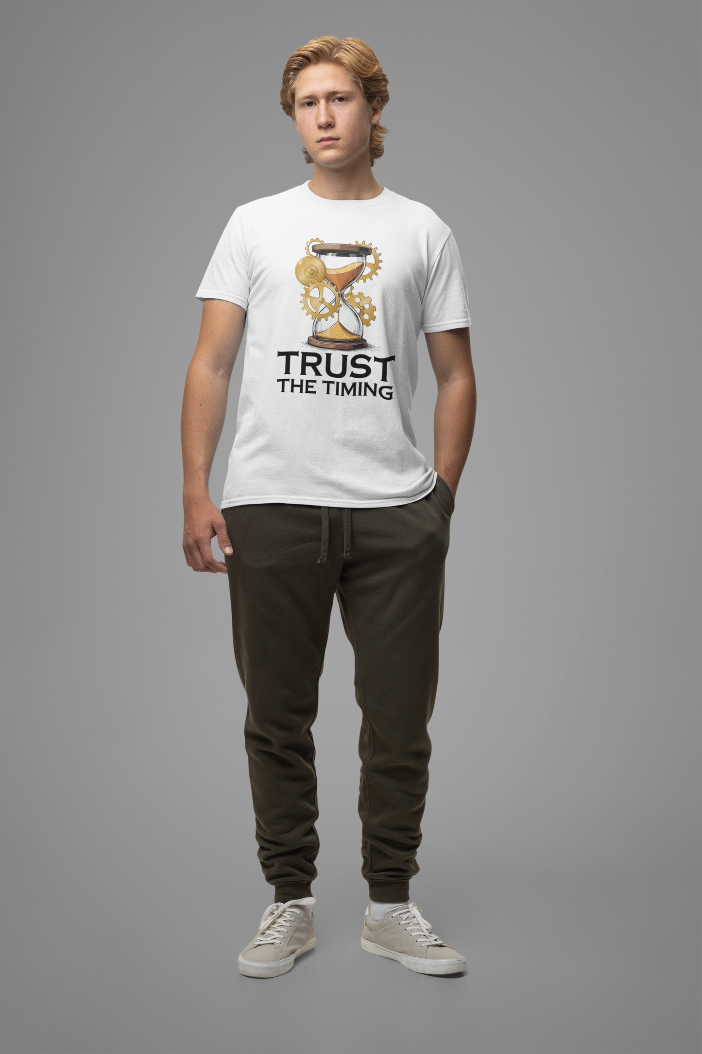 Trust the Timing Manifestation Tee for People Who Know the Universe Is on Schedule Even When Their Plans Feel Slightly Delayed