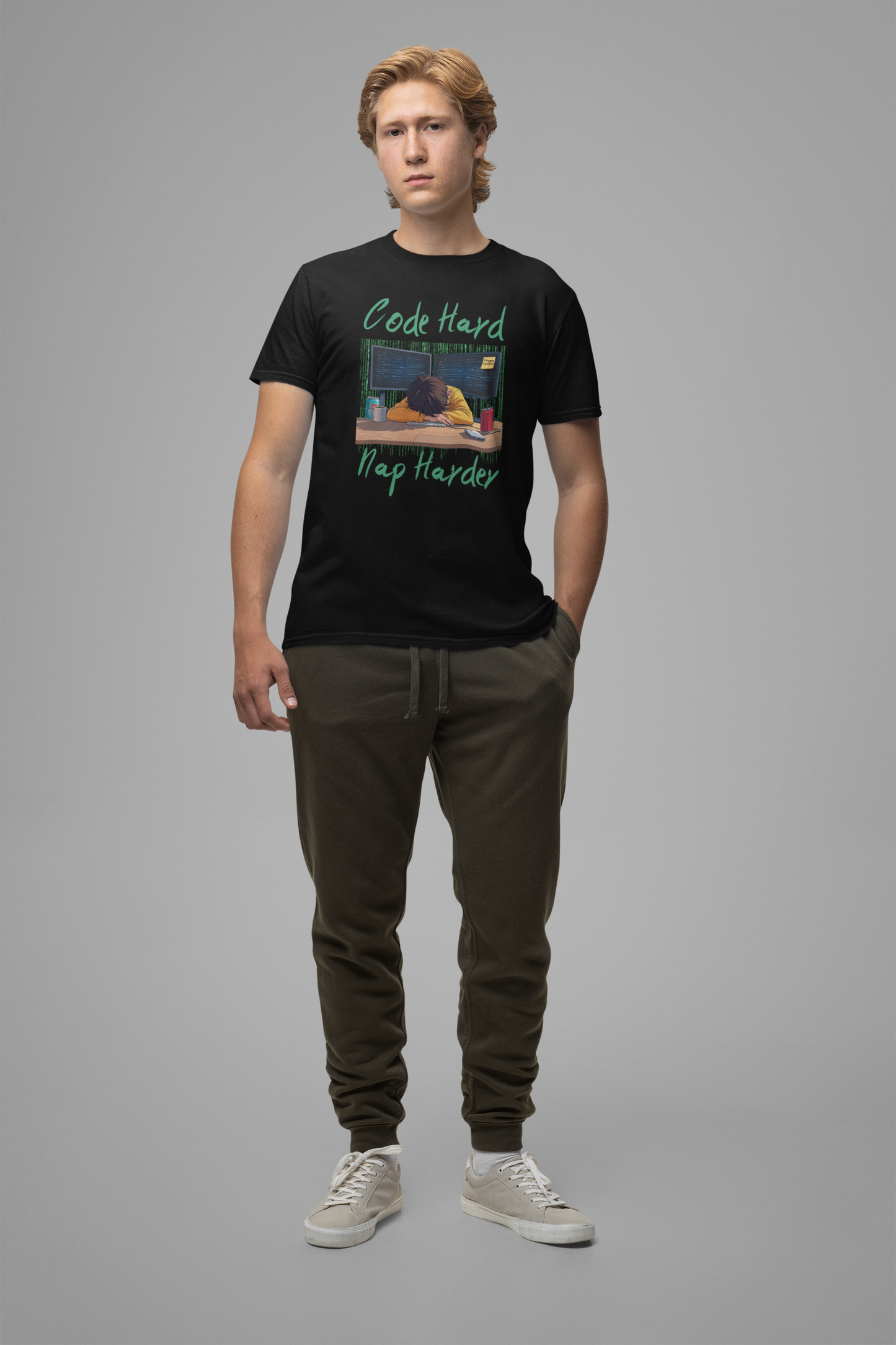 Code Hard Nap Harder Tee, Developer Sleep Shirt, Programmer Humor Top, Tech Life Graphic Tee, Sleep is Debugging Gift