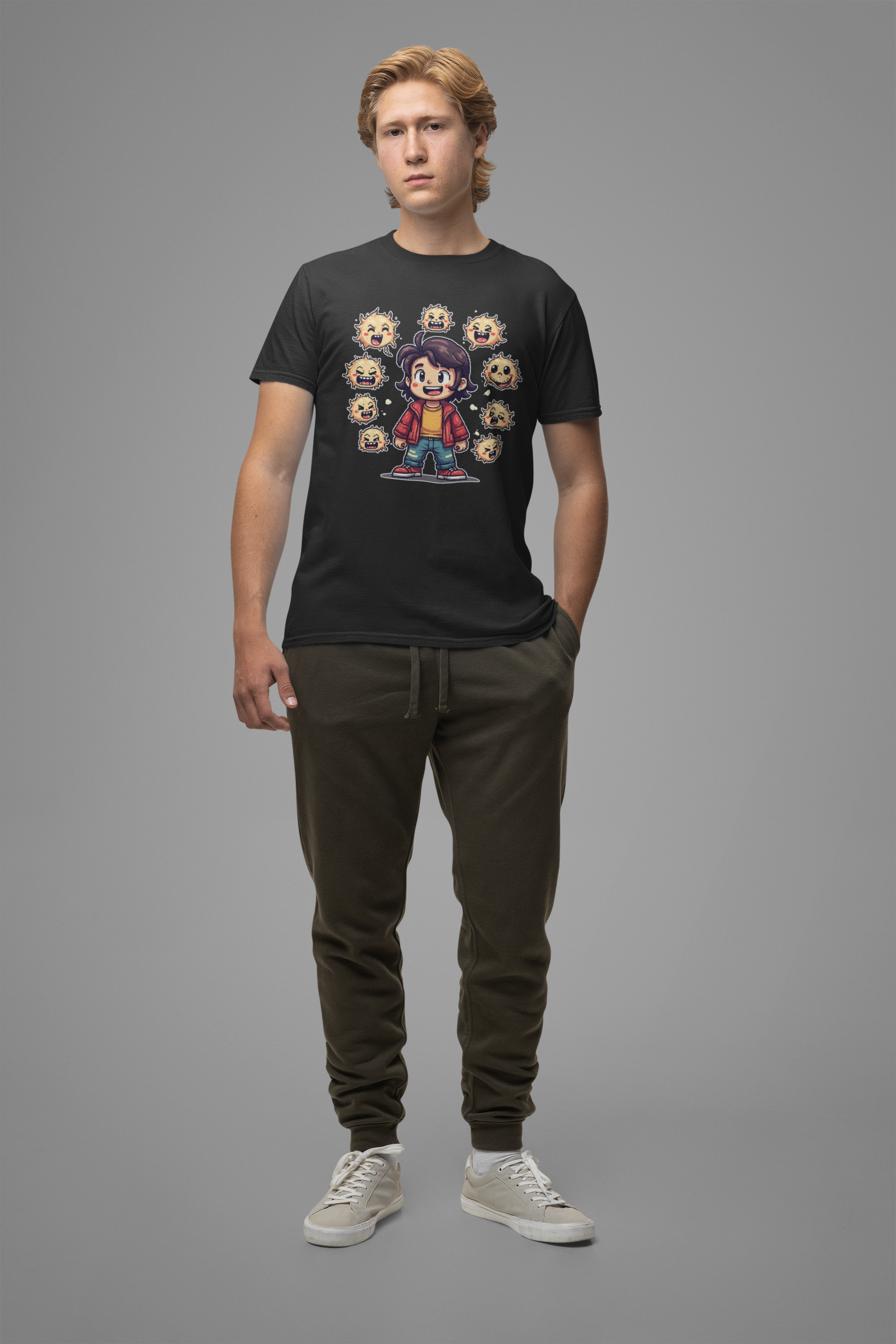 My Personality Is Just Reaction Memes Funny Internet Cartoon Graphic T-Shirt