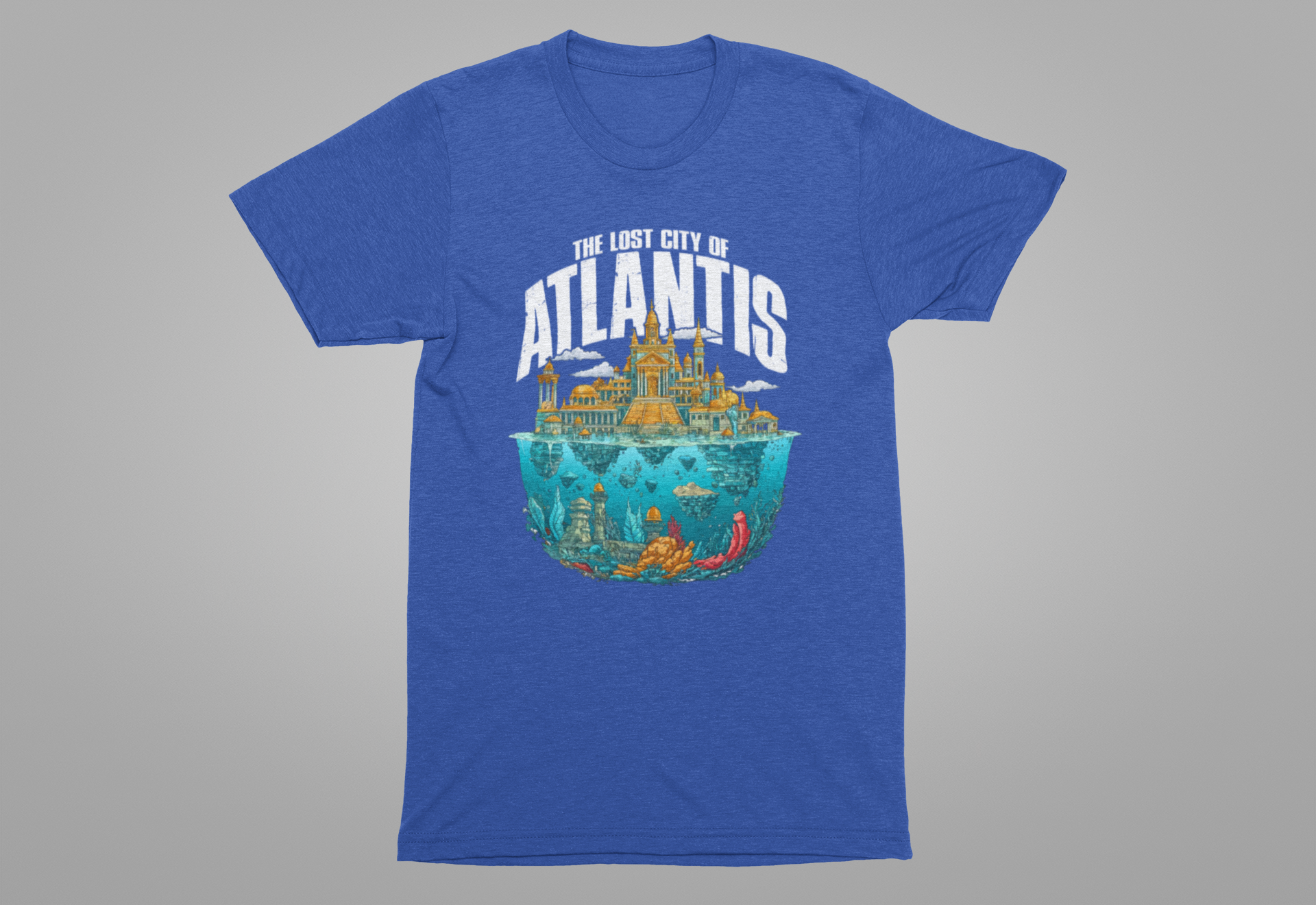 Atlantis Found Tee, Lost Civilization Shirt, Ocean Mystery Graphic Tee, Ancient History Fan Top, Explorer Gift