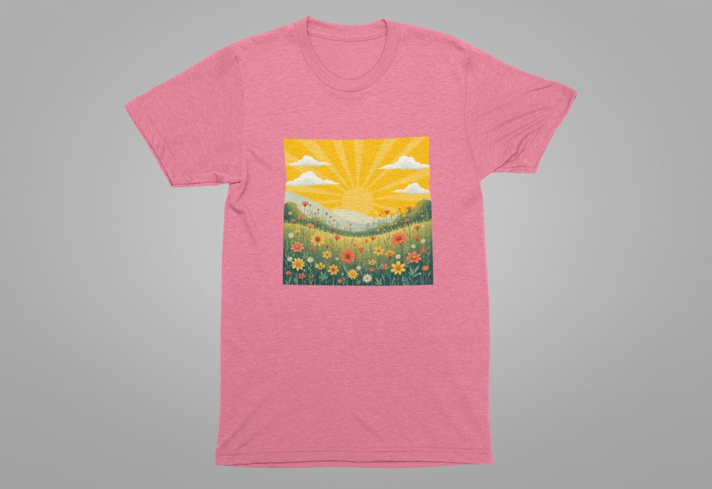 Spring in Full Bloom Tee, Seasonal Vibe Shirt, Floral Mood Top, Happy Growth Graphic Tee, Garden Lover Gift Shirt