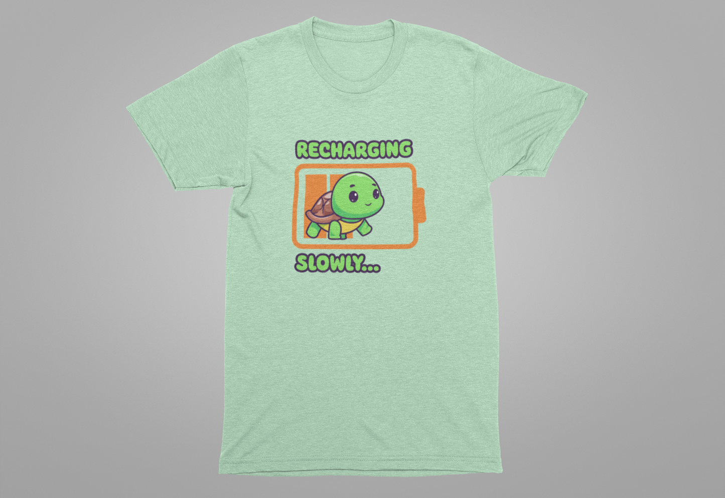 Energy Saving Mode Activated Tee, Lazy Mood Shirt, Low Power Graphic Tee, Relatable Humor Top, Do Less Gift