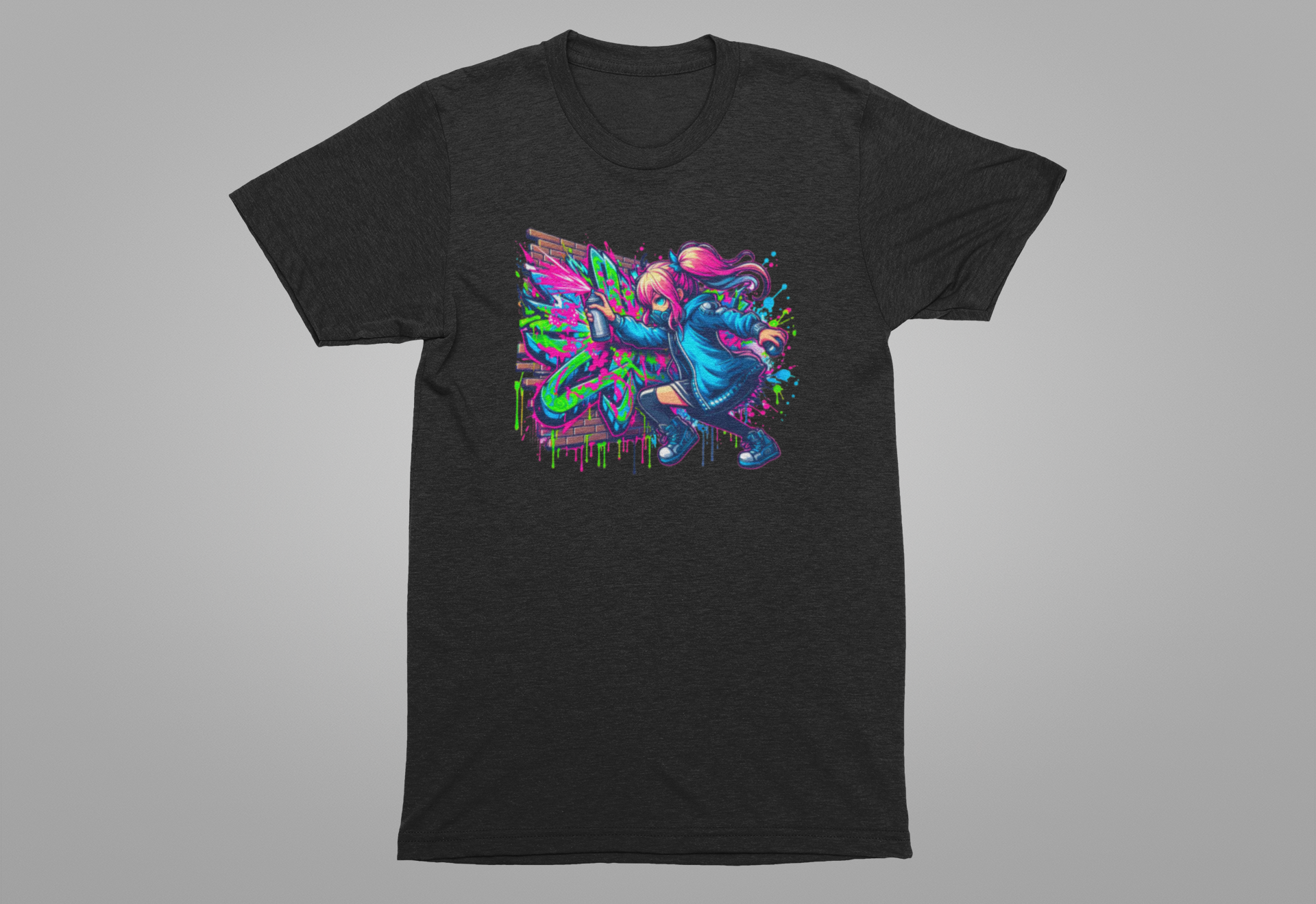 Street Art Vibes Shirt, Graffiti Artist Tee, Urban Style T Shirt, Streetwear Graphic Tee, Spray Paint Art Gift for Artists