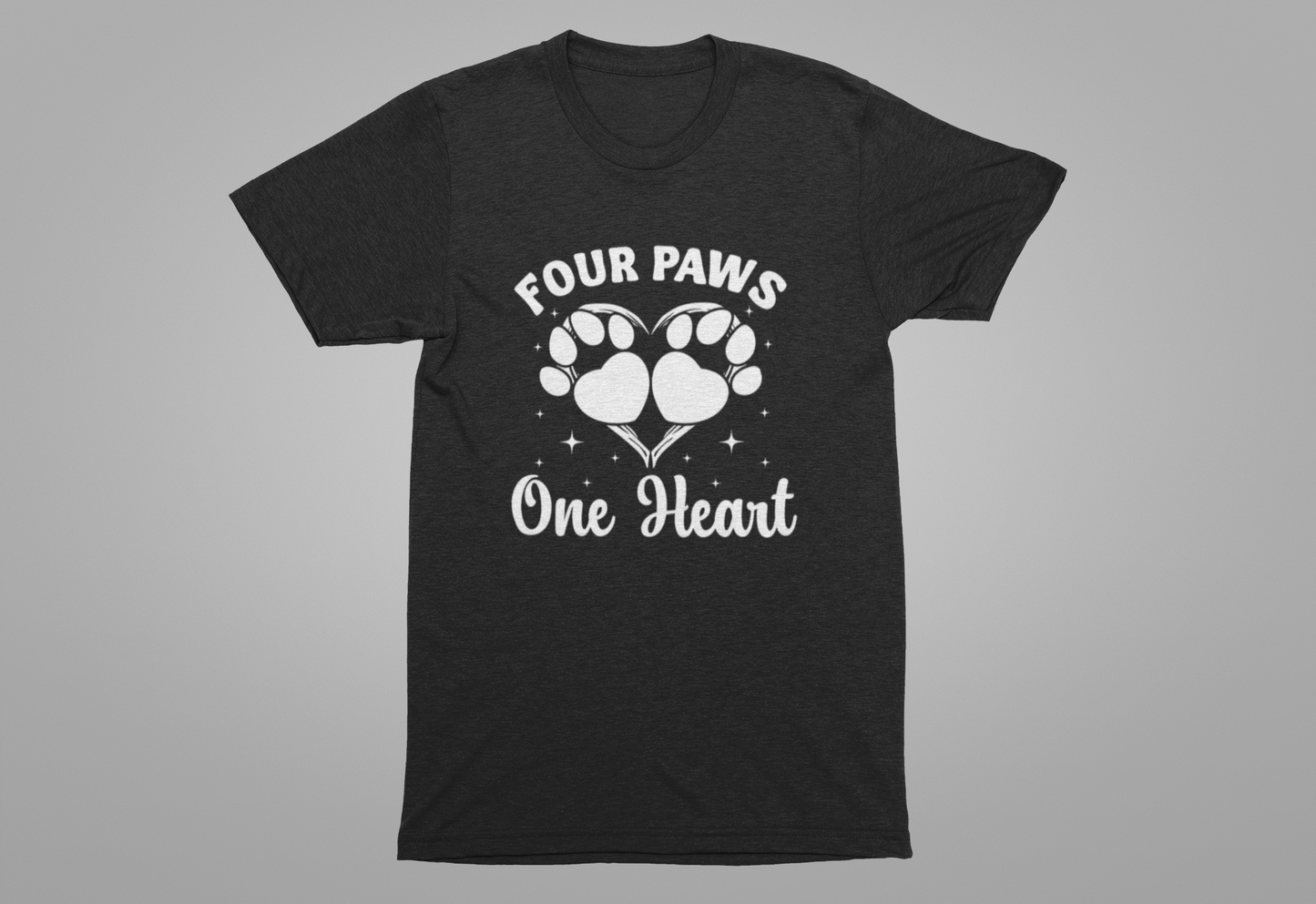 Four Paws, One Heart T-Shirt