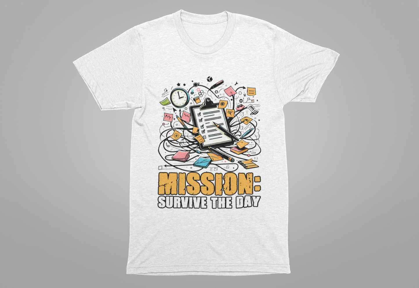 Chaos Coordinator- Mission to Survive | Task List Graphic T-Shirt