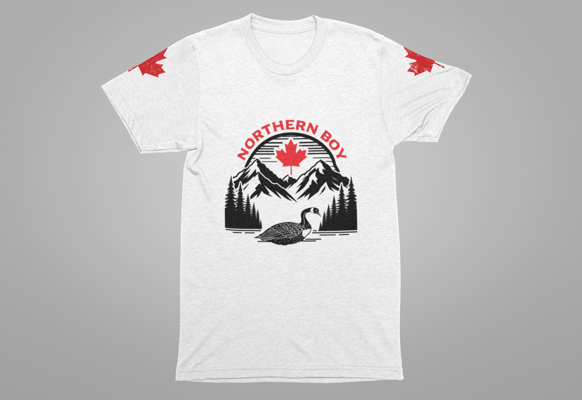 Northern Boy Lake Goose T-Shirt