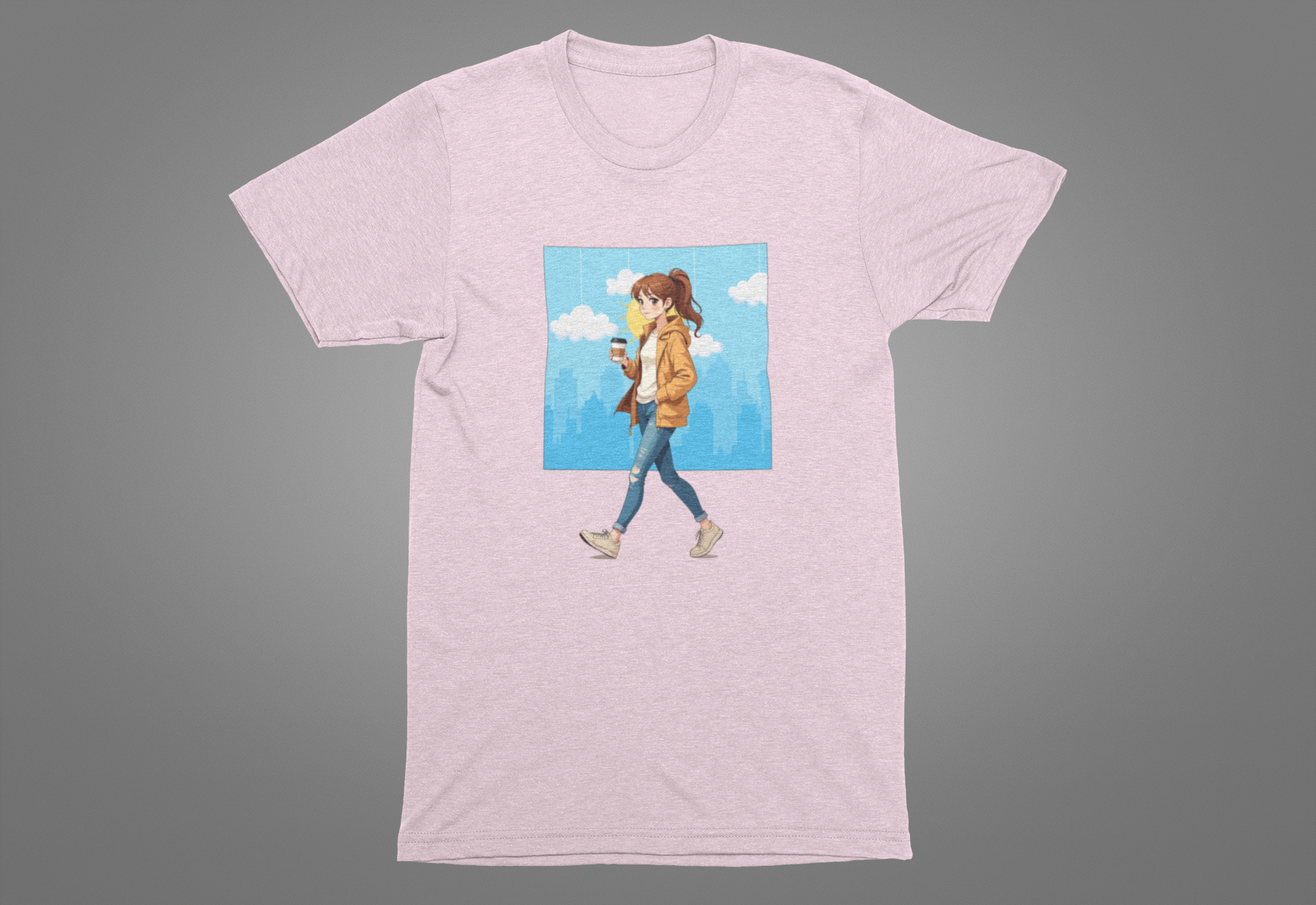 Coffee Runs and City Streets Shirt, Urban Vibes Tee, On The Go Lifestyle Shirt, Caffeine Lover Top, City Girl Gift Shirt