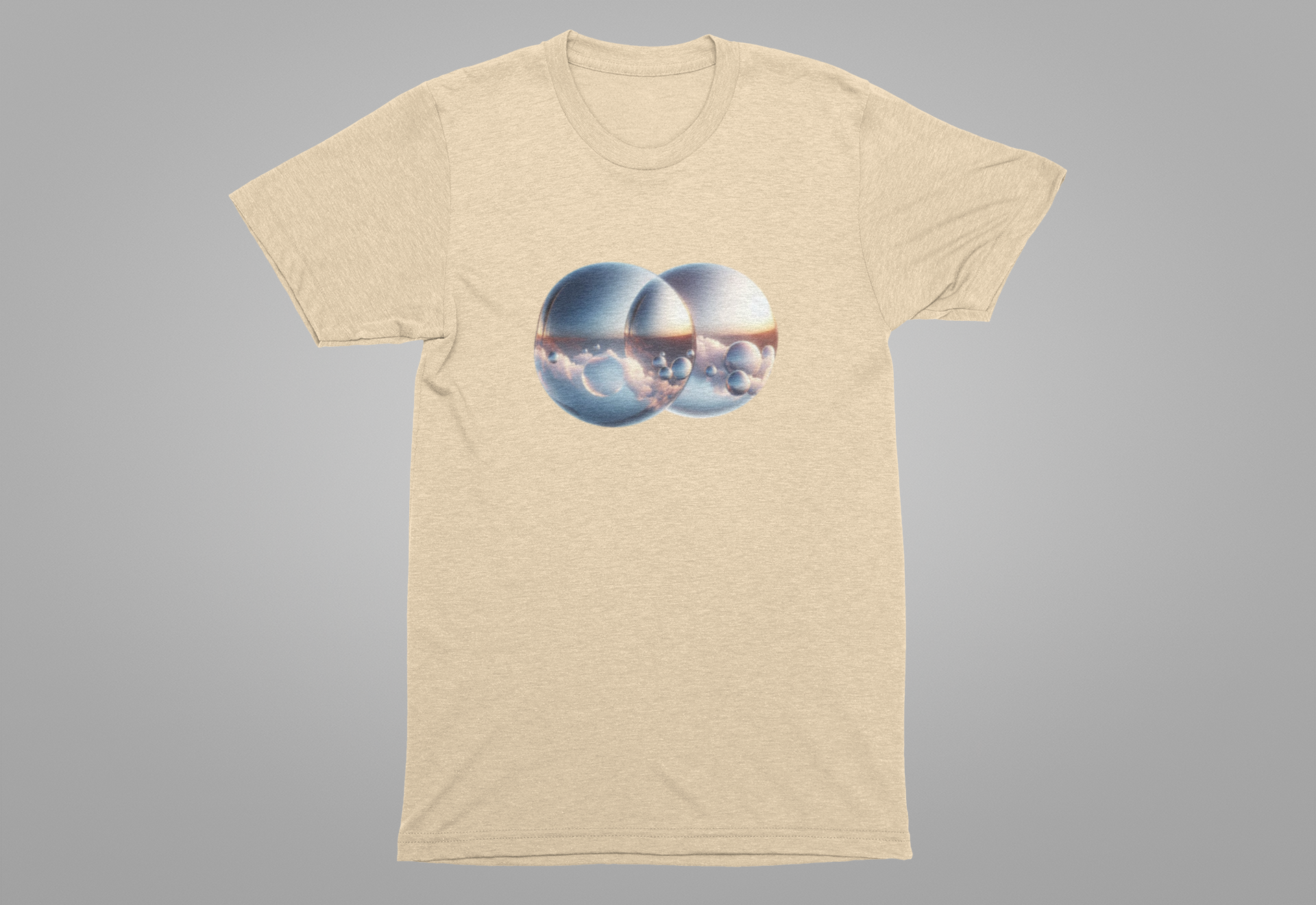 Parallel Universe Portal – Illusional Bubble Window Graphic T-Shirt