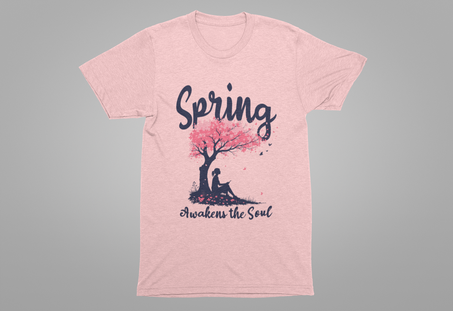 Flourish and Thrive Tee, Positive Growth Shirt, Spring Bloom Top, Empowering Nature Quote Tee, Floral Energy Gift Tee