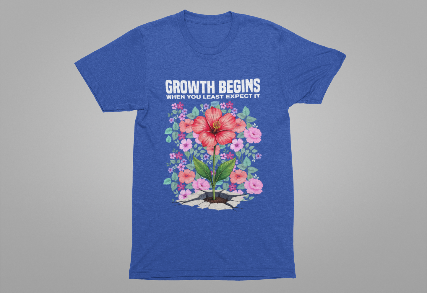 Bloom Where You Are Planted Tee, Inspirational Quote Shirt, Personal Growth Top, Garden Life Tee, Flourish Message Gift