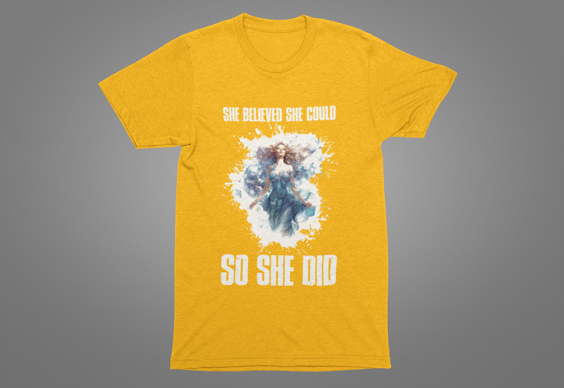 She Believed She Could So She Did Shirt, Inspirational Women's Tee, Empowerment Quote Top, Motivated Female Shirt, Girl Power Gift